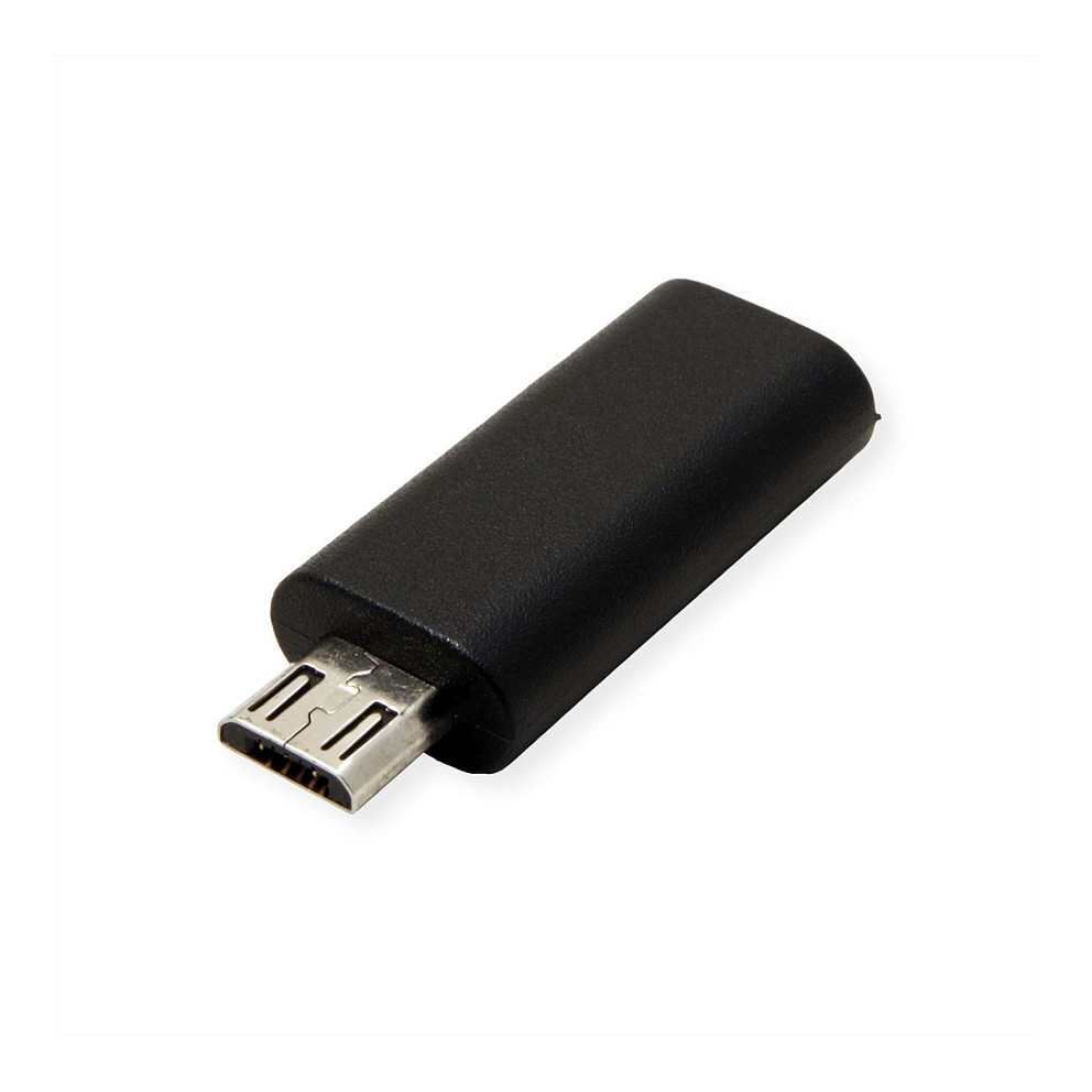 Adapter VALUE 12.99.3192 / Micro-USB B në USB-C - E zezë thumbnail 4