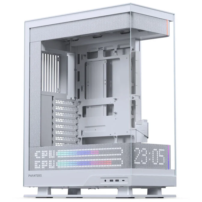 Kasë Phanteks Evolv X2 Matrix / Midi Tower / E-ATX / 900-LED Matrix / Tempered Glass - Bardhë