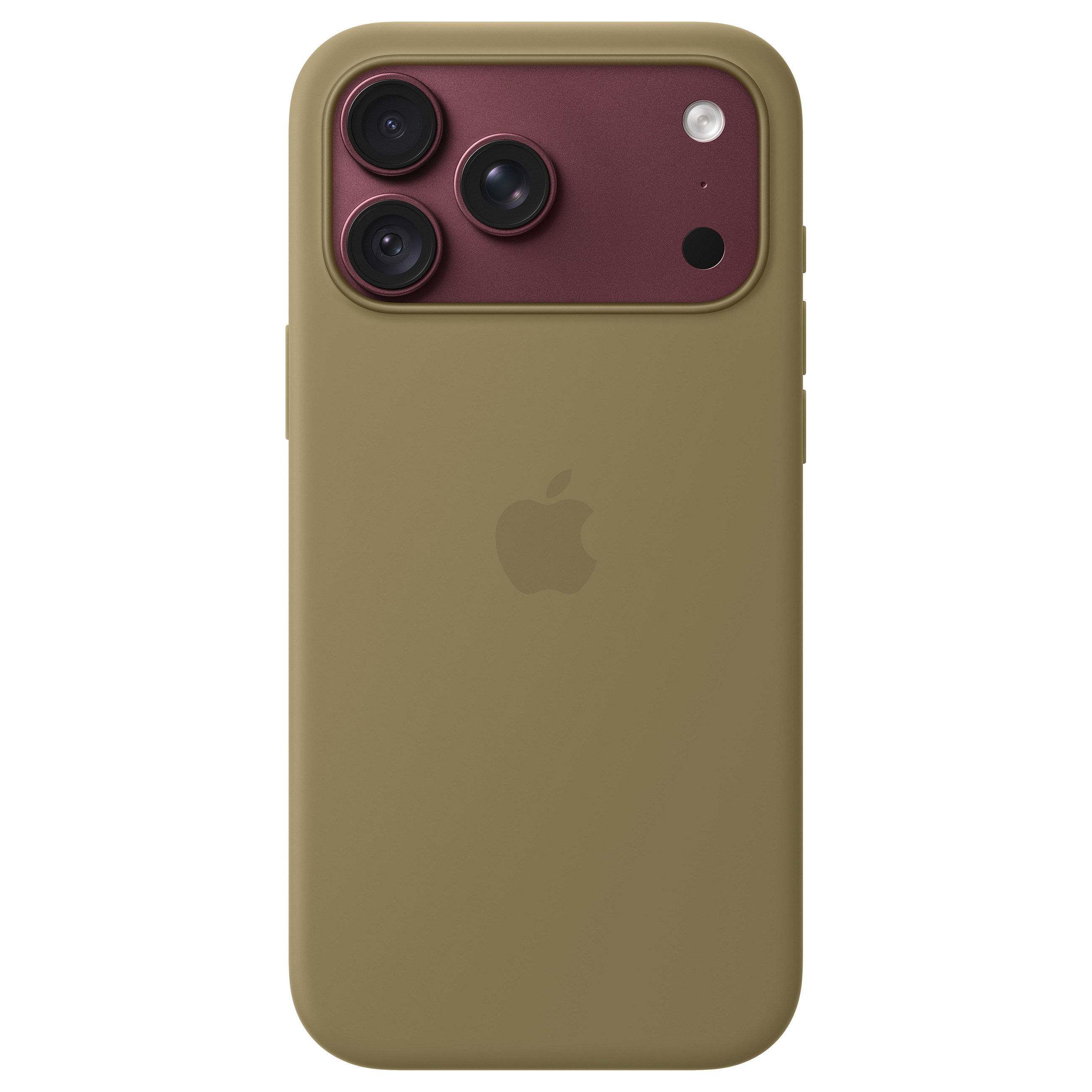 Case për Telefon Apple Silikon, MagSafe, iPhone 18 Pro Max - Olive thumbnail 2
