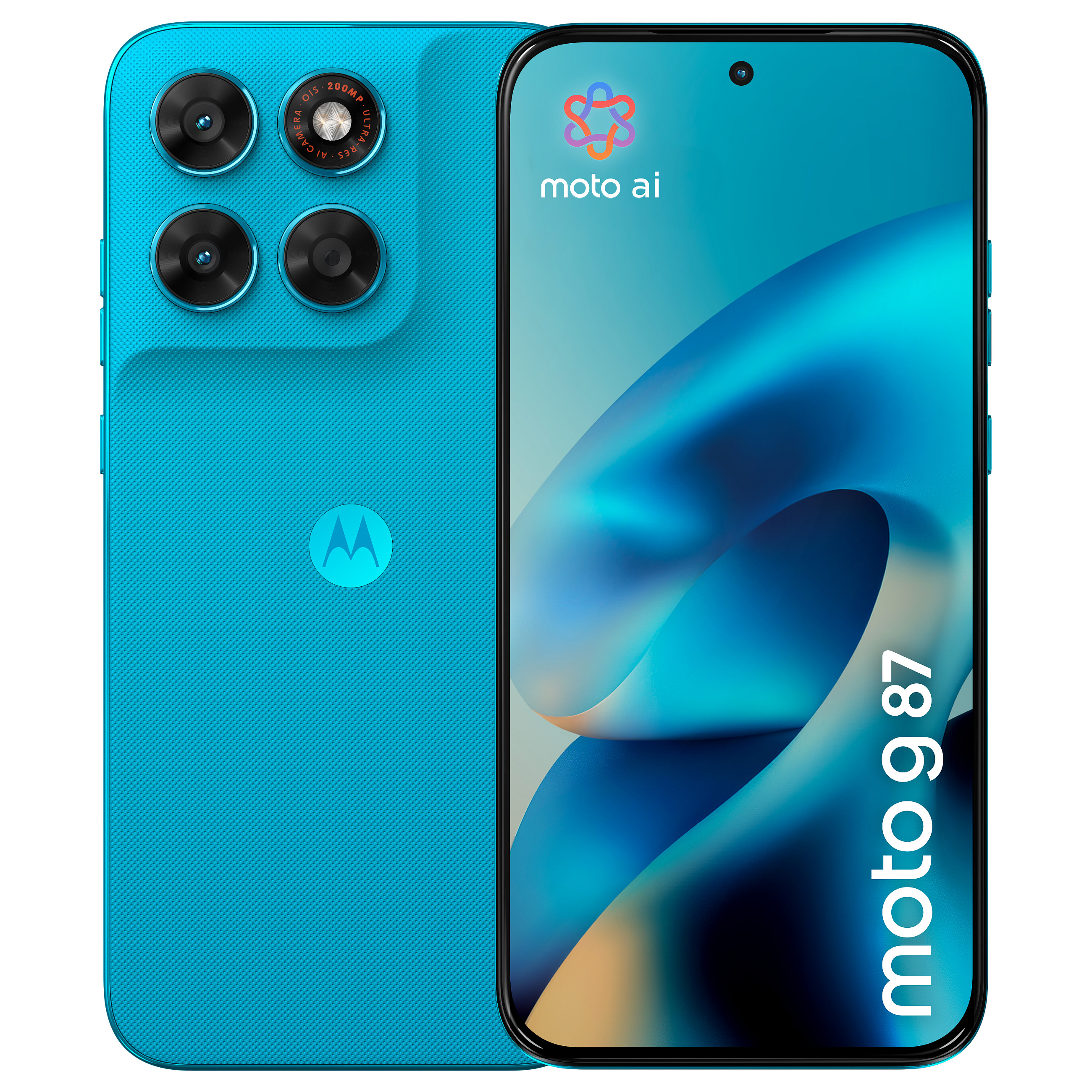Telefon Motorola moto g87 / 6.78" Extreme AMOLED / 120 Hz / MediaTek Dimensity 6400 / 12 GB RAM / 256 GB / 5G / 200 MP - Blu