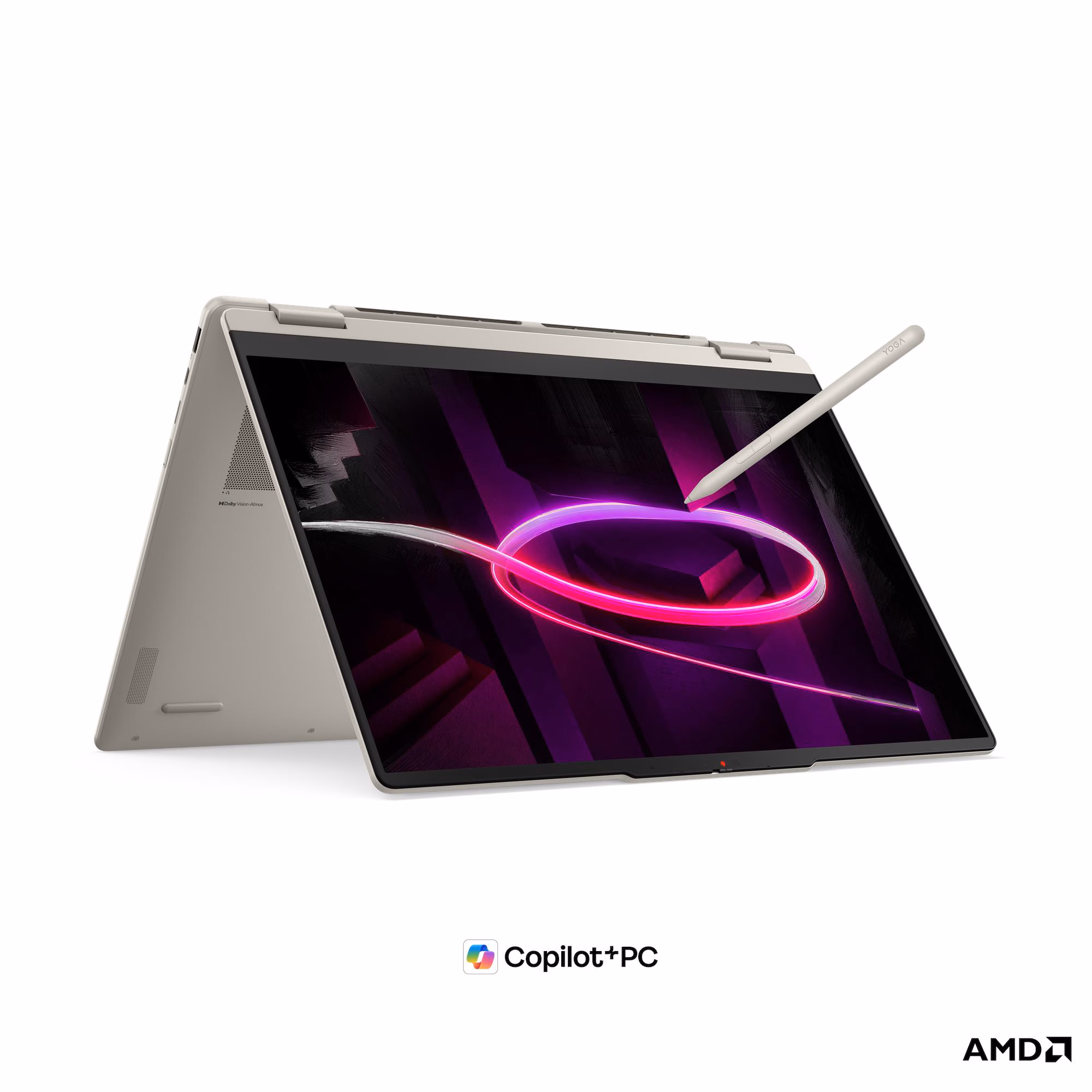 Laptop Lenovo Yoga 7 16AGP11 / 2-in-1 / Ryzen AI 9 465 / 32GB LPDDR5X / 1TB / 16" WUXGA OLED Touch 60Hz / Radeon 880M - Bardhë 2