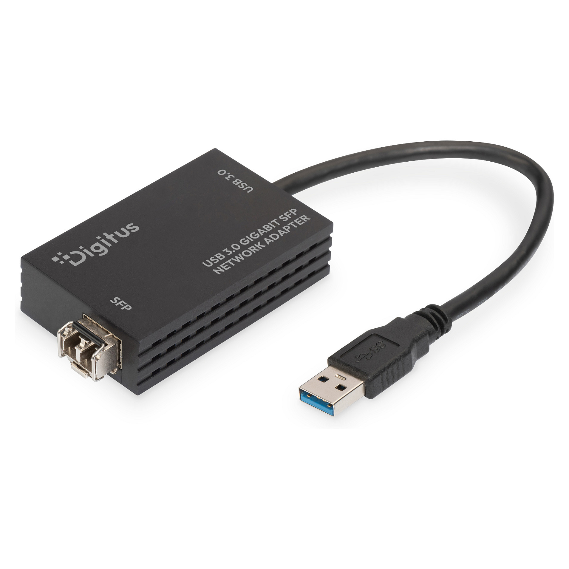 Adapter Rrjeti DIGITUS DN-3026-1, Gigabit SFP, USB 3.0, 1× SFP - Zezë 9
