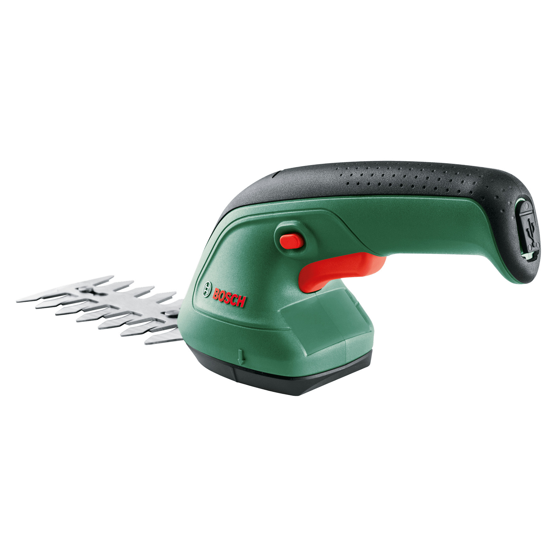Gërshërë për Bar dhe Shkurre me Bateri Bosch EasyShear, 3.6V, Gjerësi Prerjeje 8cm, Bateri 1.5Ah e Integruar - Gjelbër/Zezë