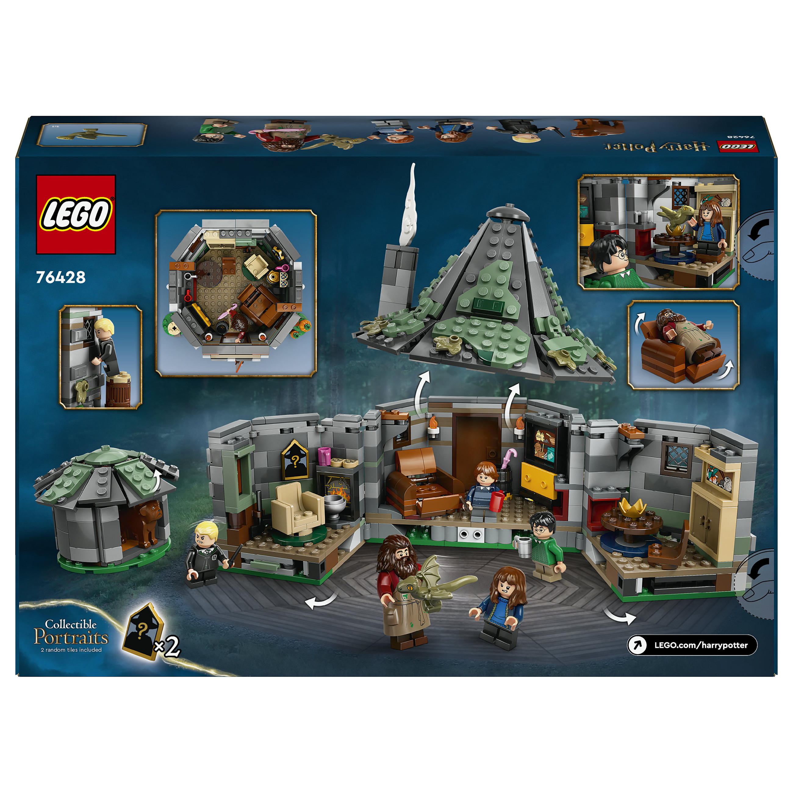 Lodër LEGO Harry Potter - Strofa e Hagrid thumbnail 6