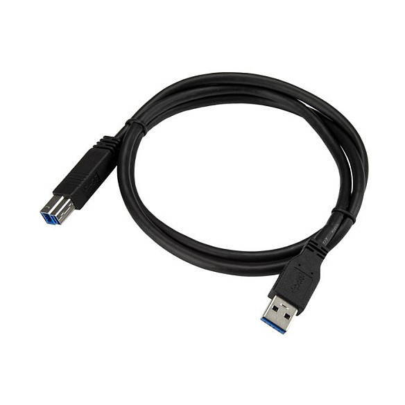 Kabllo StarTech.com USB3CAB1M, USB-A në USB-B, USB 3.2 Gen 1, 5 Gbps, 1 m - Zezë 4
