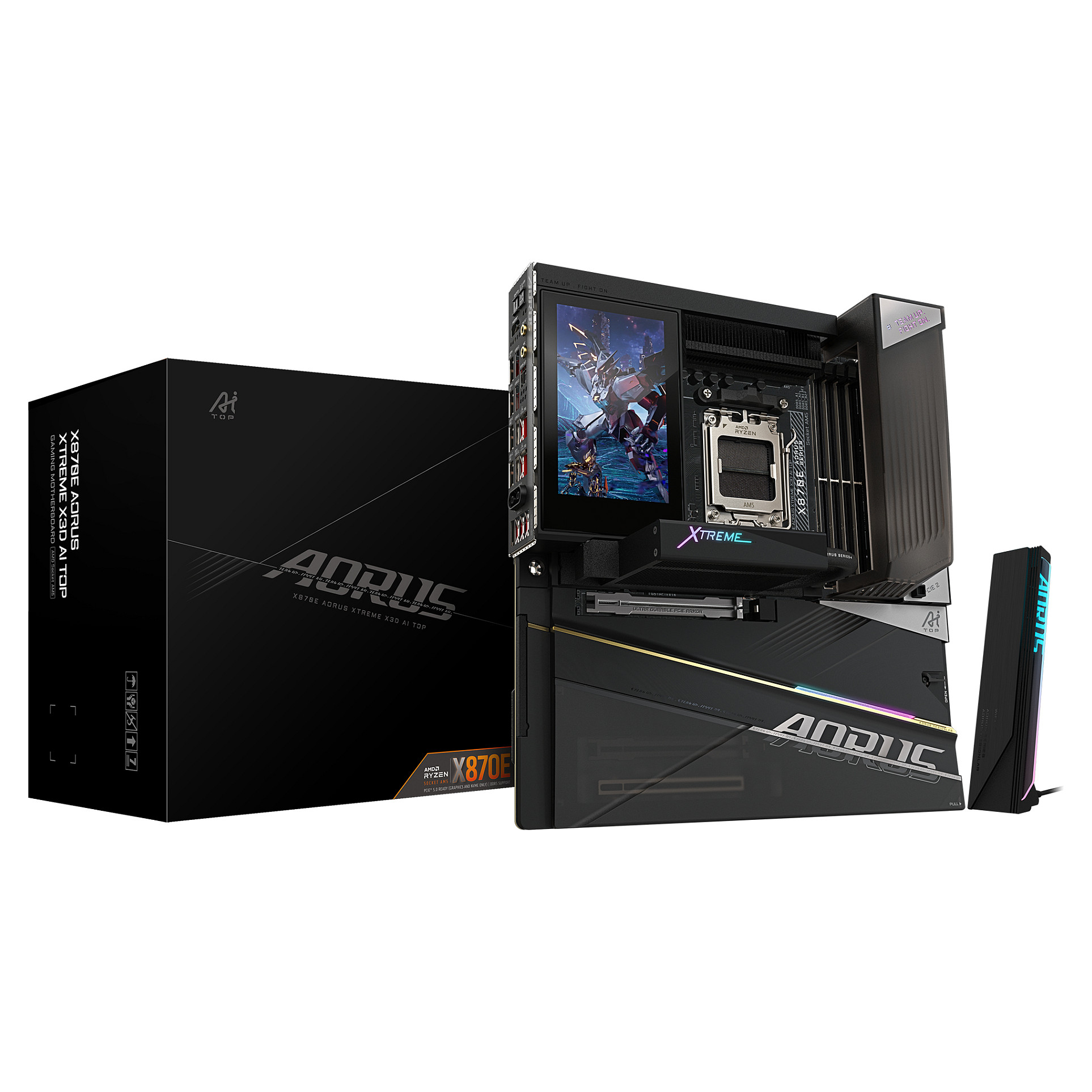 Pllakë Amë AMD AM5 Gigabyte X870E AORUS XTREME X3D AI TOP / DDR5 / E-ATX / HDMI
