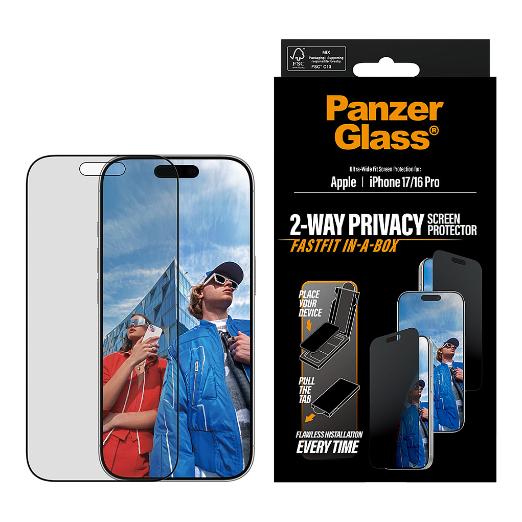 Privacy Screen Protector iPhone 16 Pro / 17 – Zezë thumbnail 2