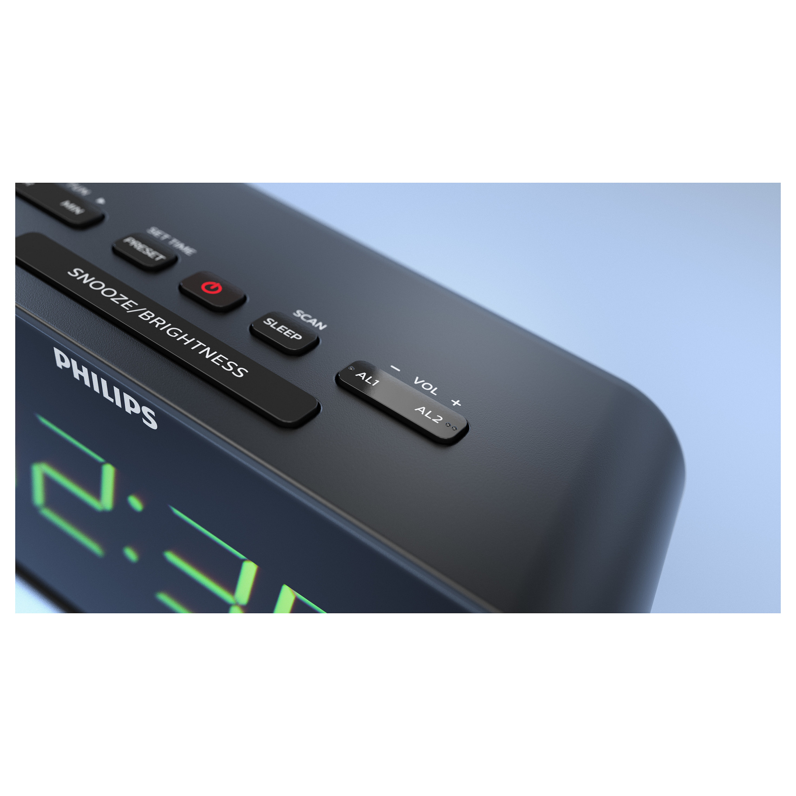 Radio me Orë Philips TAR3306/12, FM, Alarm i Dyfishtë, Ekran LED - Zezë 6