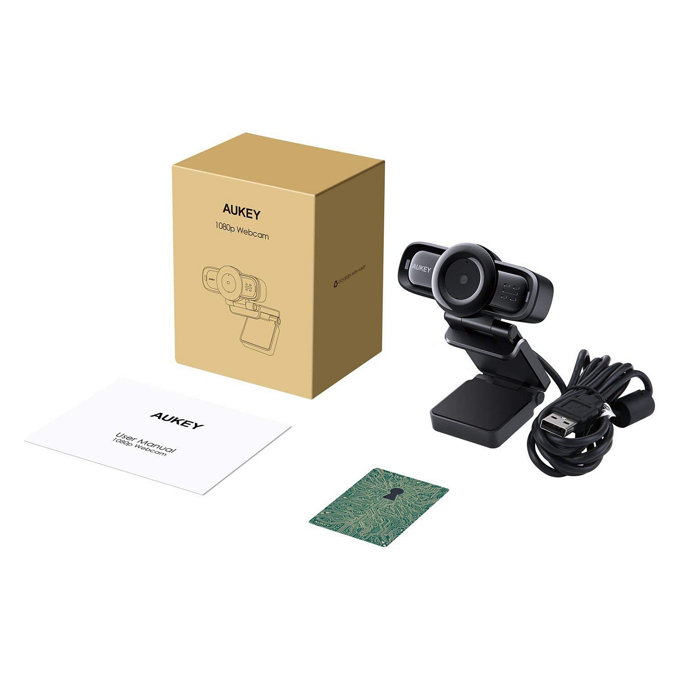 Webcam AUKEY PC-LM3 Stream Series Autofocus Full HD Webcam with 1/3"-CMOS Sensor zi 3