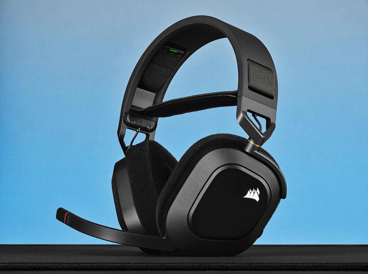 Kufje Gaming Corsair HS80 Wireless / CA-9011235-EU / Pa Kabllo / Wireless + USB / Dolby Atmos - Zezë 6