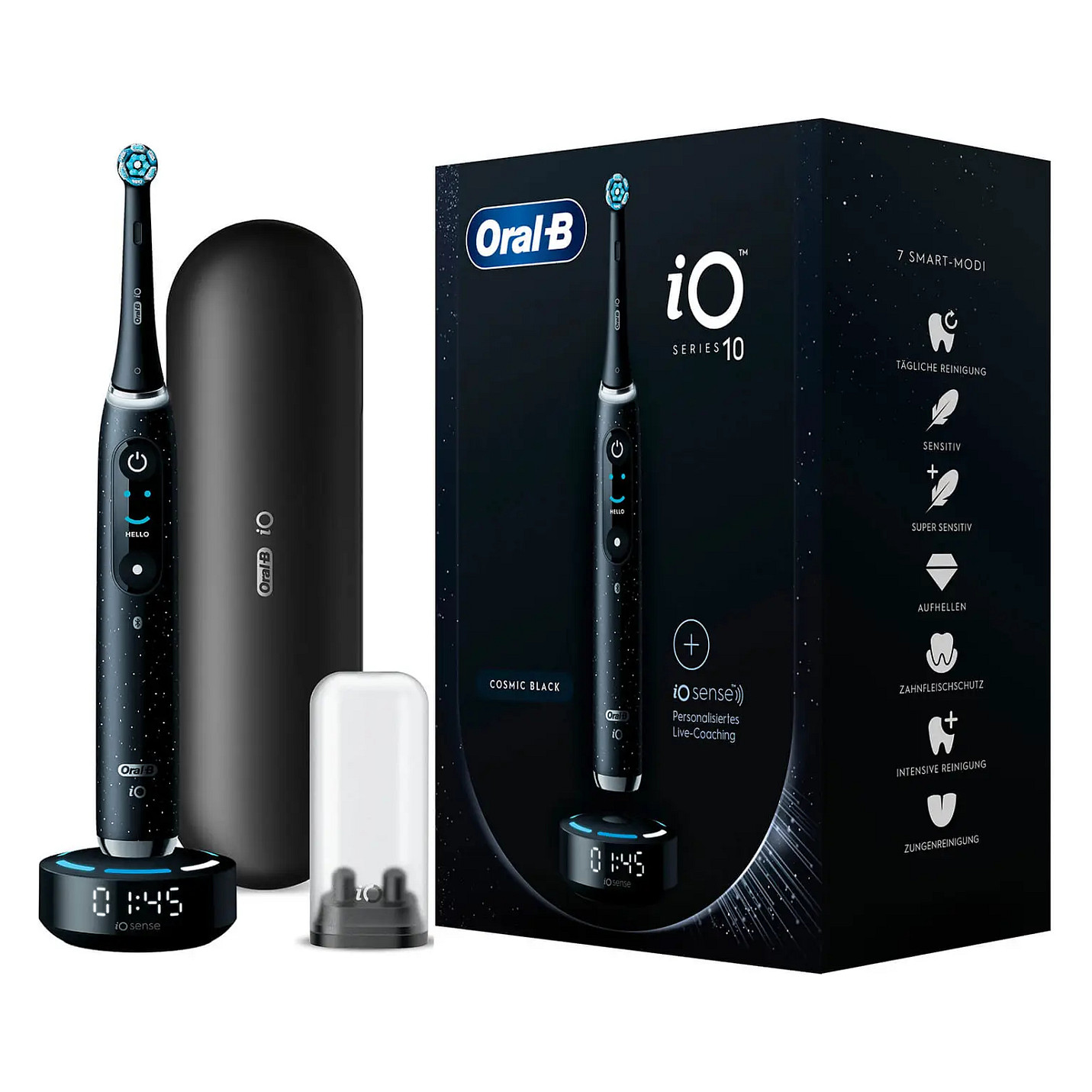 Furçë dhëmbësh elektrike Oral-B iO Series 10 / Magnetic / iO Sense / 7 Mode / Smart Pressure Sensor / Bluetooth / 3D Teeth Tracking / 3H – Zezë 6