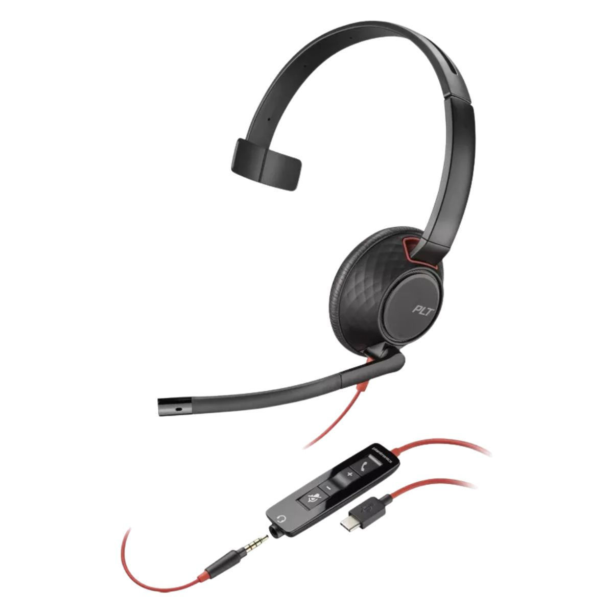 Kufje me kabllo Poly Blackwire 5210 Mono USB‑C MS / 8X230A6 – Zezë
