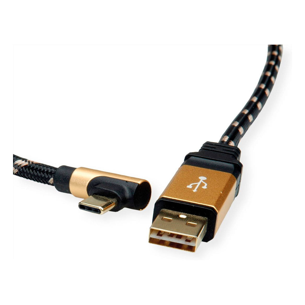 Kabllo ROLINE 11.02.9062, USB-A në USB-C, USB 2.0, 480 Mbps, 3 m - Verdhë/Zezë 2