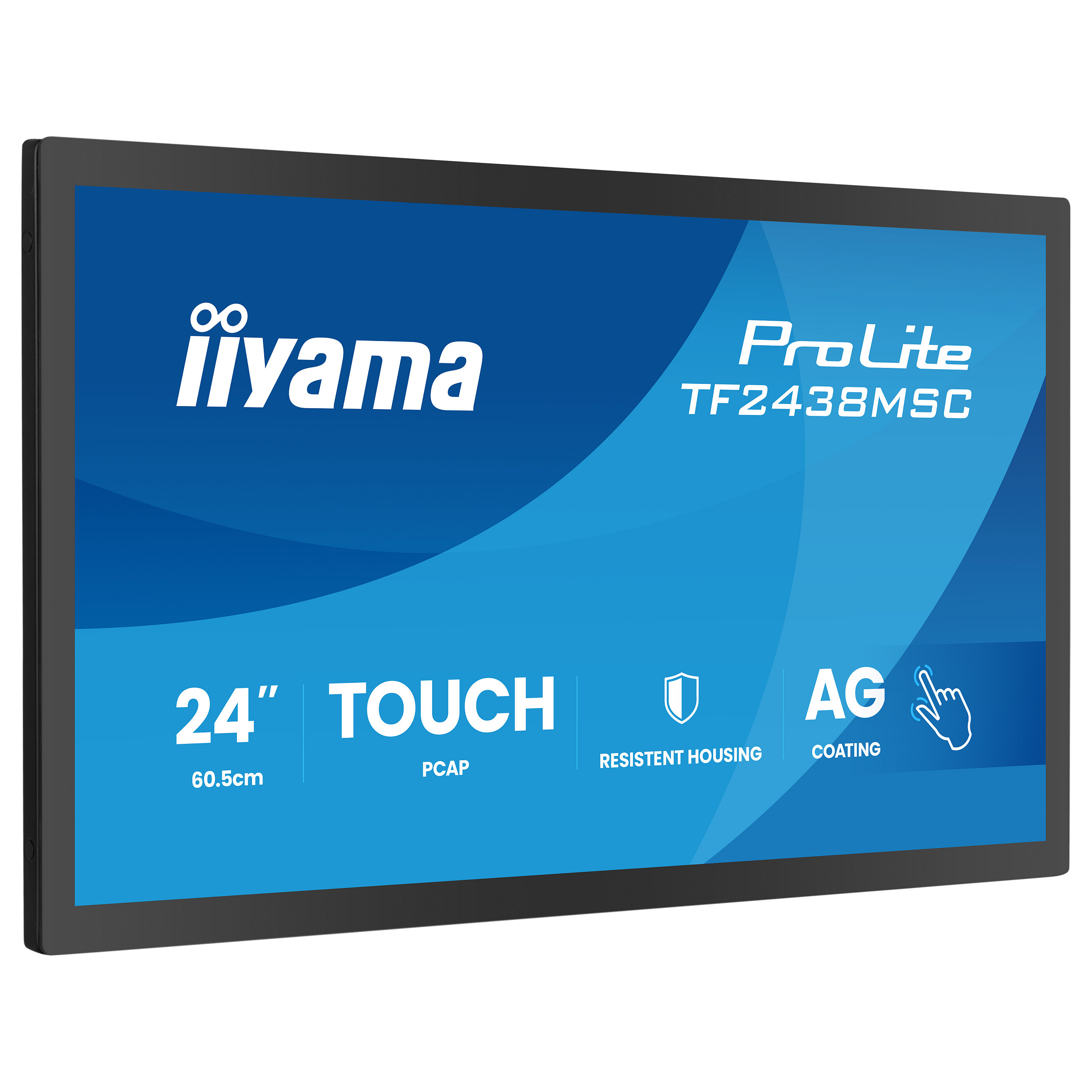 Monitor iiyama TF2438MSC-B2 / 23.8"/ Full HD IPS / LCD / 120Hz / 5ms / HDMI+USB+DP - Zezë