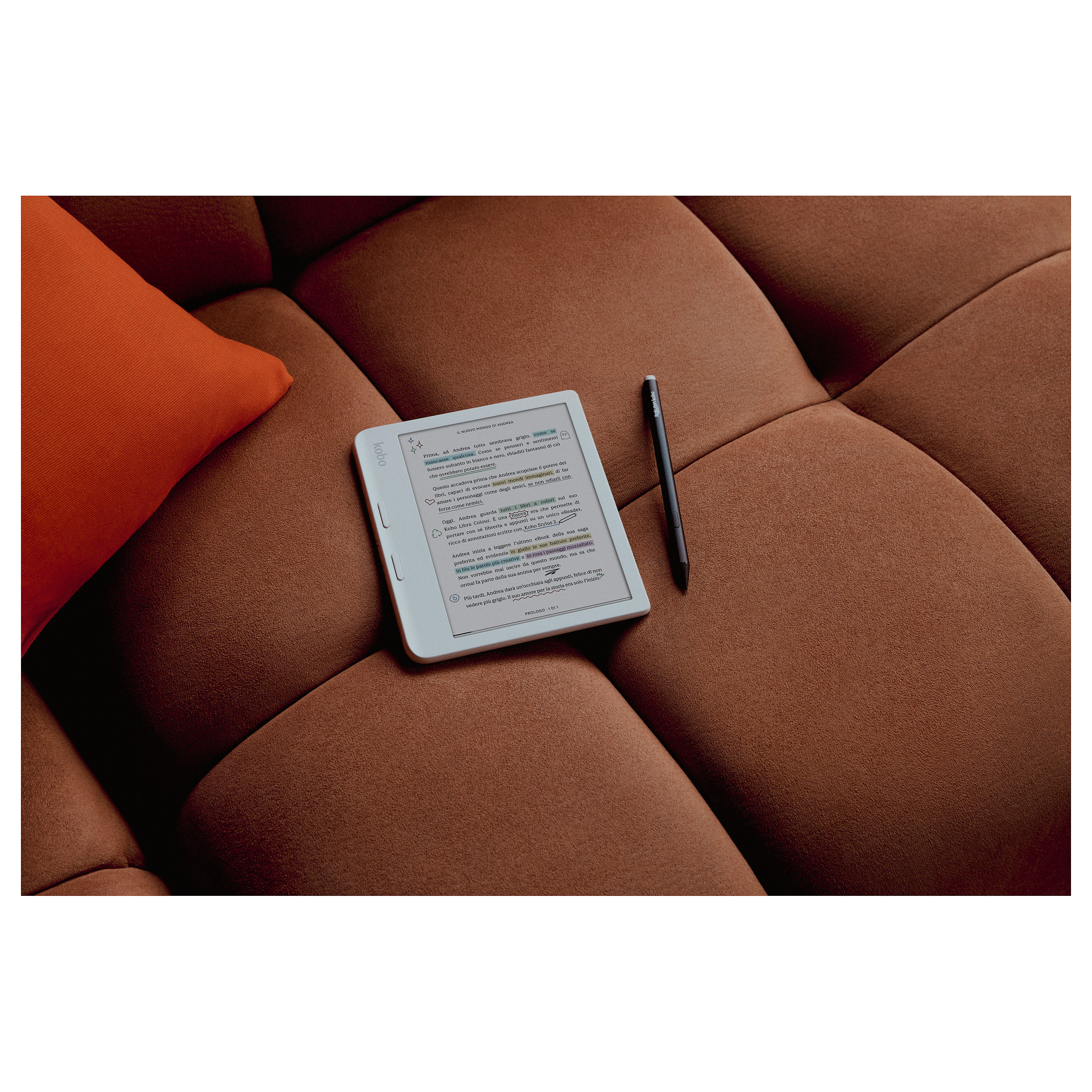 E-Book Rakuten Kobo Libra Colour / 7" / E Ink Kaleido 3 / 32GB / Wi-Fi / USB-C 8