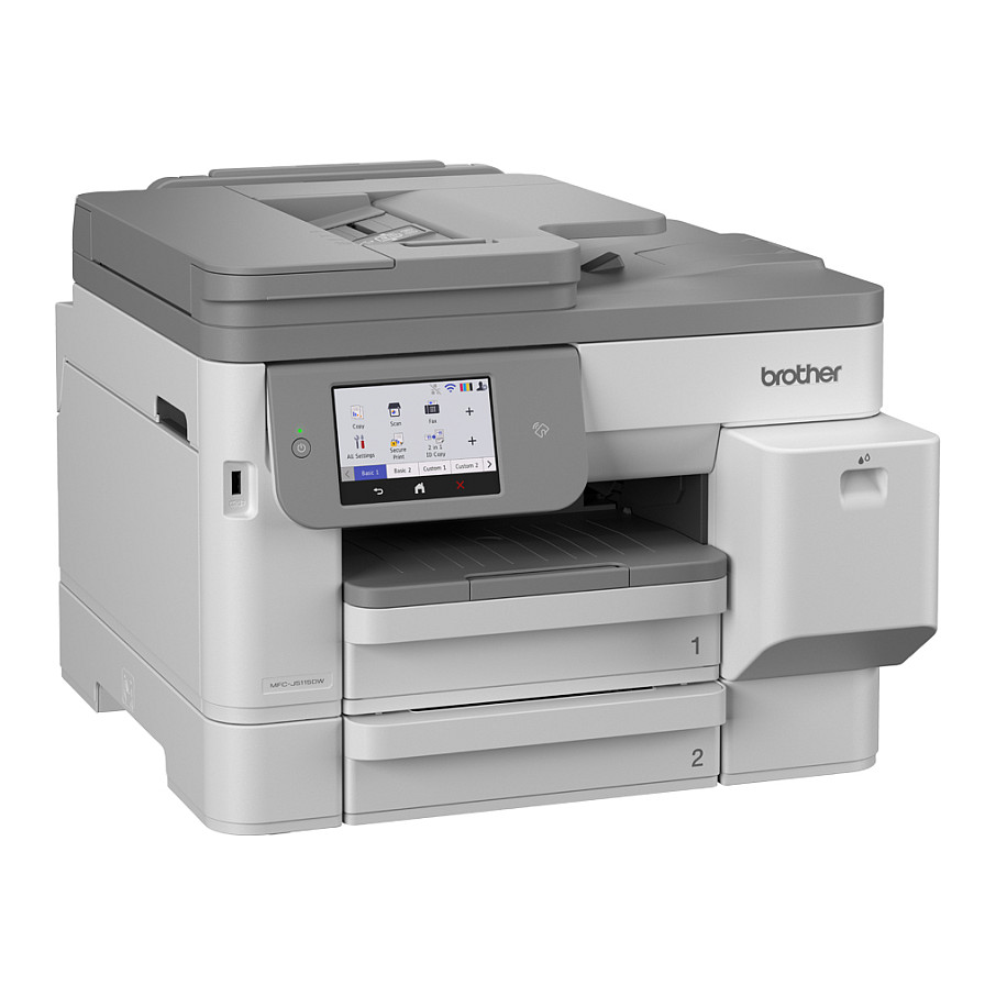 Printer Multifunksional Brother MFC-J5115DW, A4, 4 në 1, Inkjet, 28ppm, Duplex, Wi-Fi, Ethernet, USB - Bardhë 3