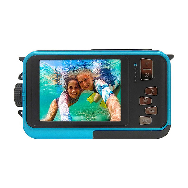 Kamerë digjitale Easypix GoXtreme Reef / 8MP / Full HD / Dual Screen / Waterproof 3m / Digital Image Stabilization - Blu/Zezë 2