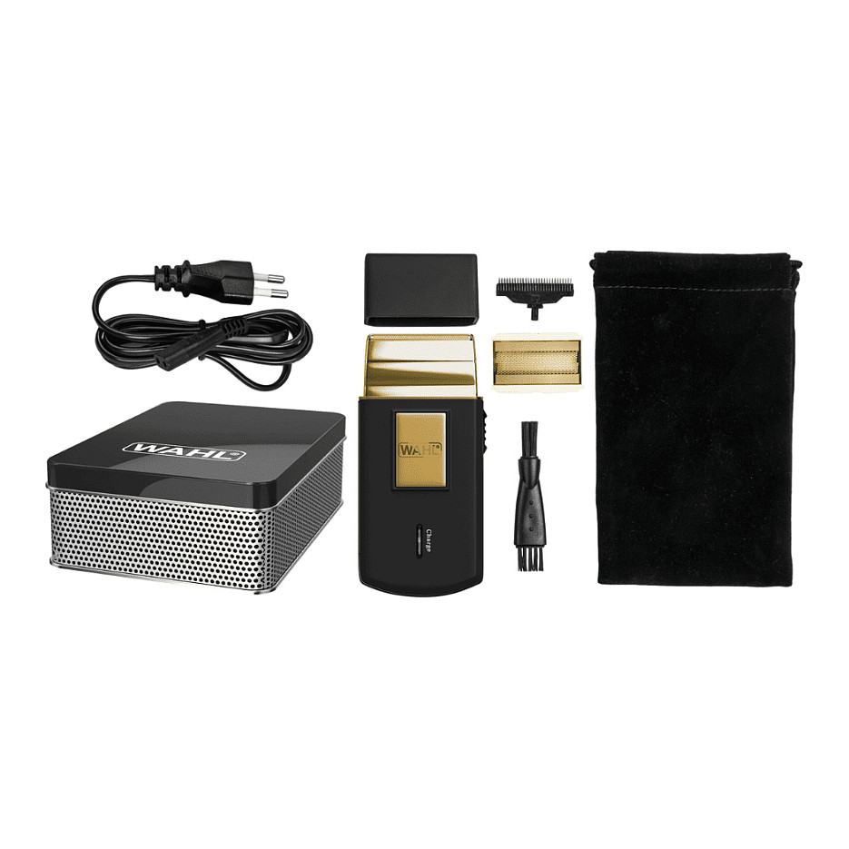 Makinë e Rrojës Wahl Travel Shaver Gold 07057-016, Pa Kabllo, 45 Min Autonomi – Zezë/Ari 2