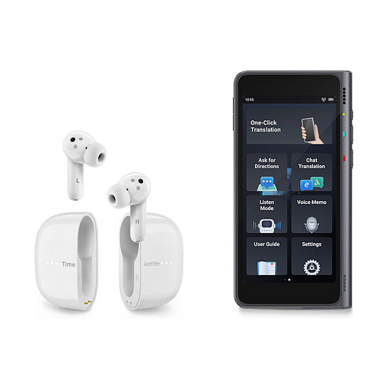 Kufje pa kabllo Timekettle M3 Translator / Bluetooth 5.2 / ANC / Mikrofon / 25 orë / USB-C - Bardhë 2