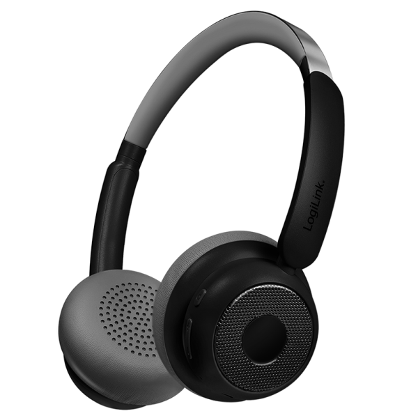 Kufje pa kabllo LogiLink AuraSolo BT0072 / Over-Ear / Bluetooth 6.0 / ANC / 40 mm / 20 orë / 3.5 mm AUX – Zezë 2