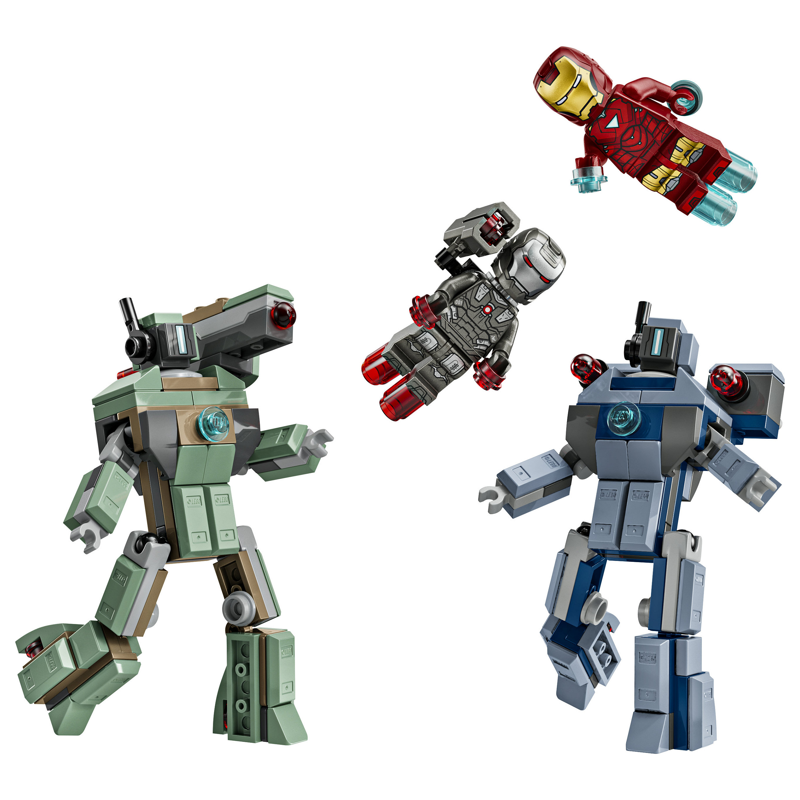 LEGO Marvel Iron Man & War Machine vs. Hammer Drones 76320 thumbnail 2