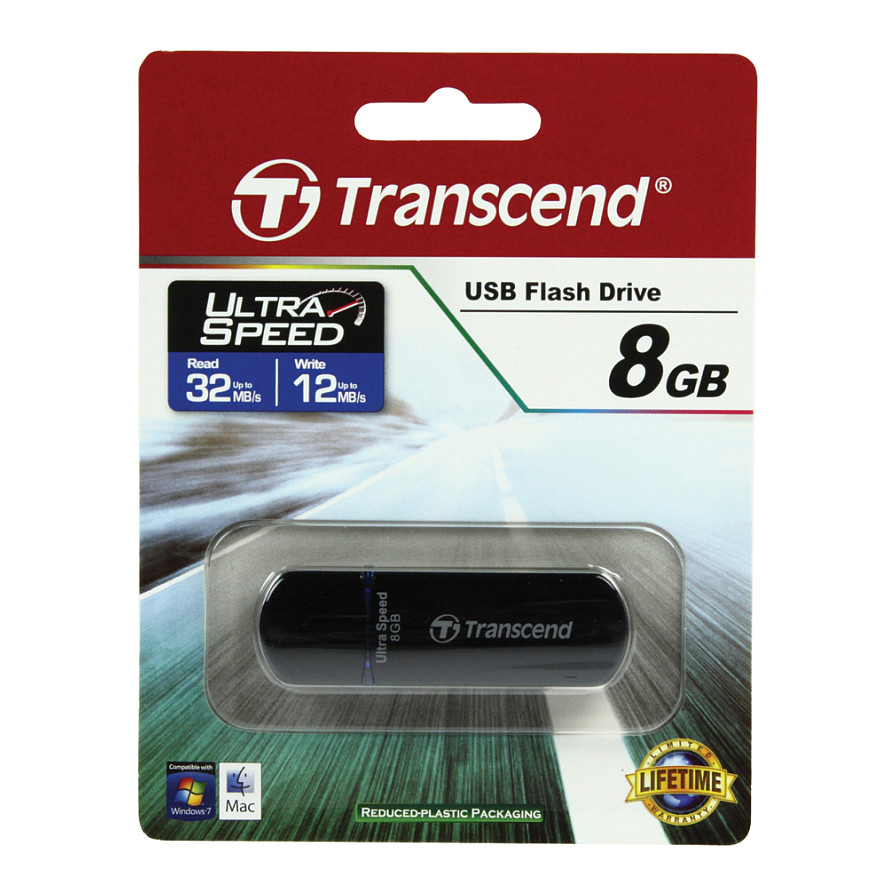 USB Flash Drive Transcend 8GB USB 2.0 thumbnail 2
