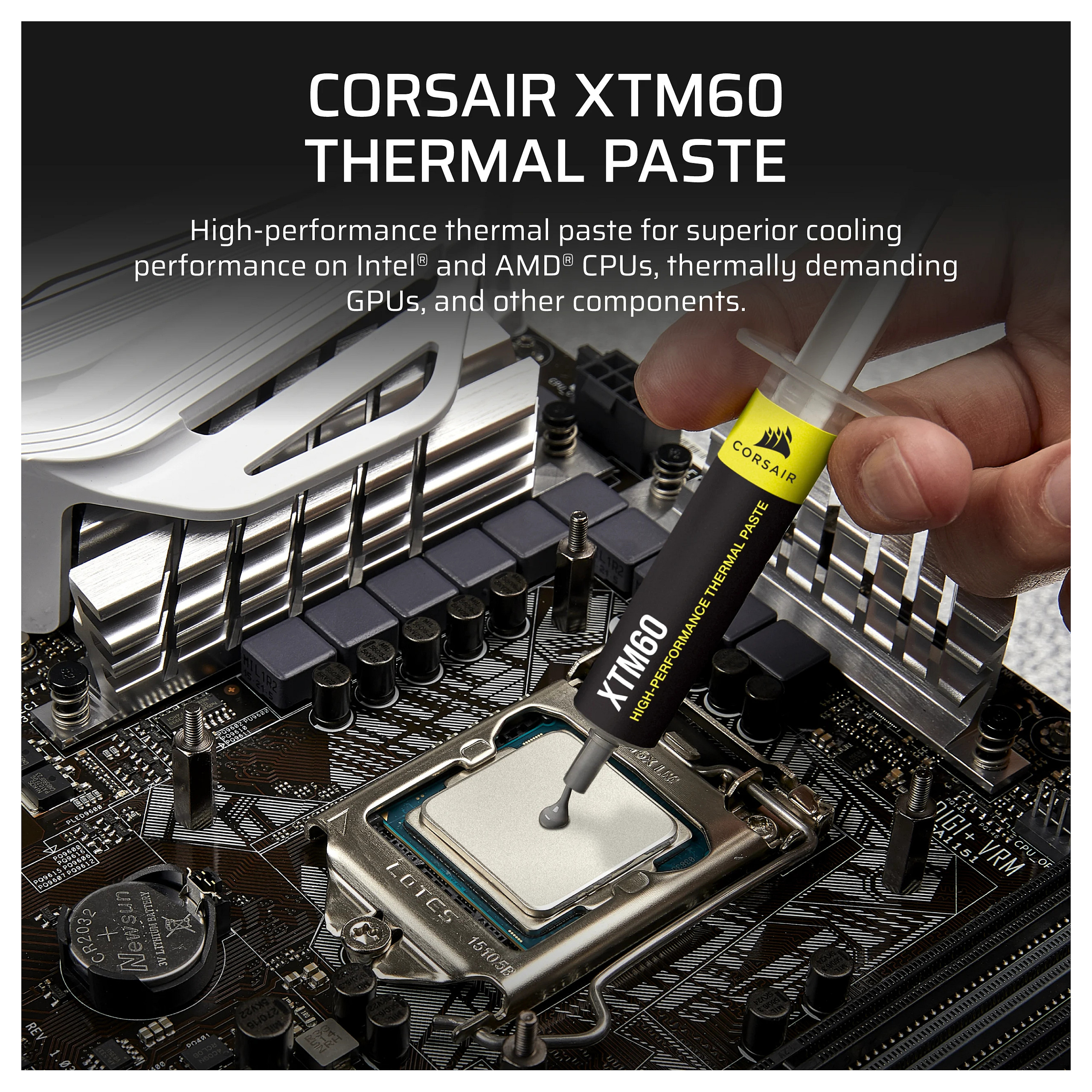 Pastë Termike Corsair XTM60 / High-Performance / 3g / Për CPU & GPU thumbnail 6