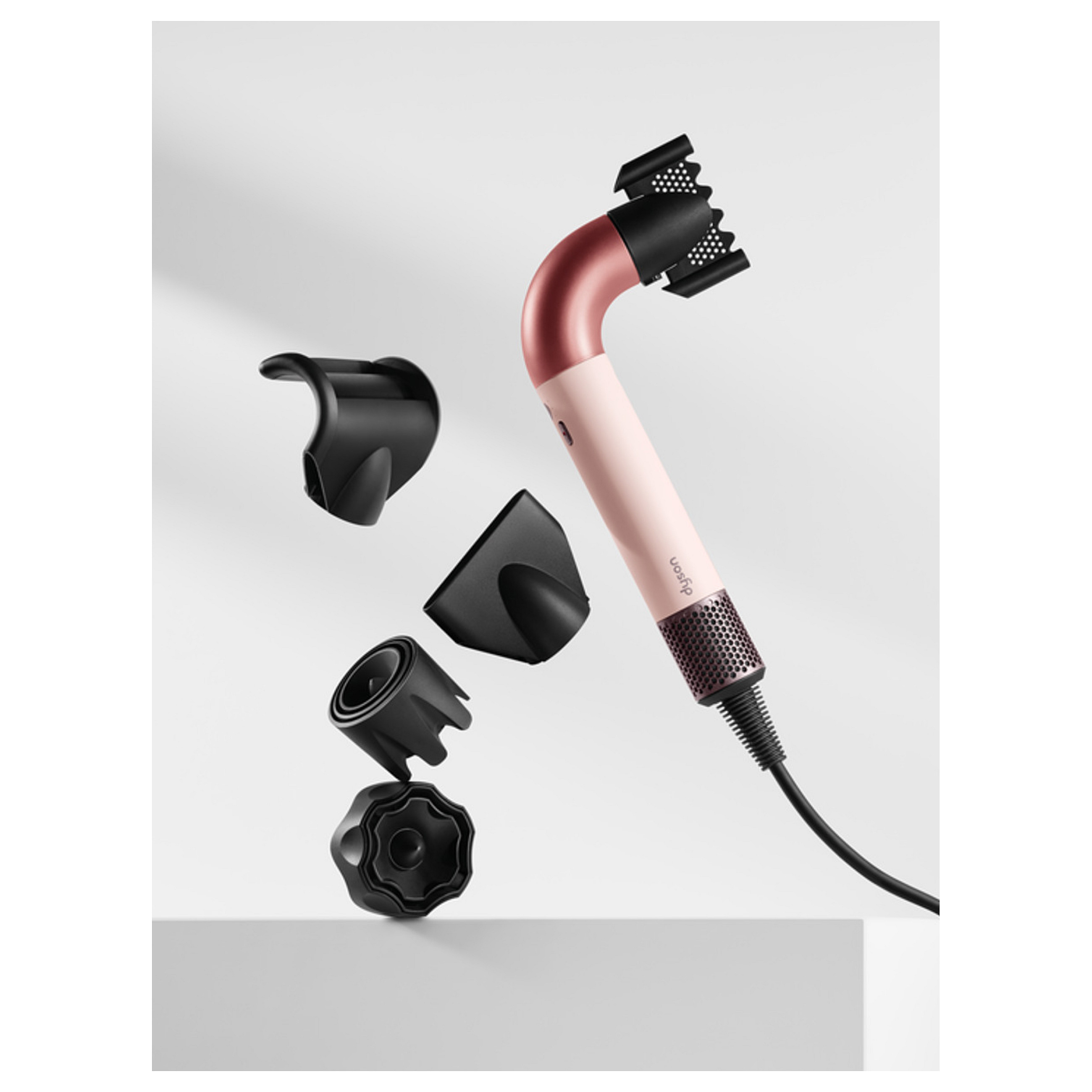Tharëse për flokë Dyson Supersonic r HD17, 113332-01, 1700 W, 110.000 rpm, 4 temperatura, 3 shpejtësi, 5 aksesorë RFID - Pink/Rose Gold 9