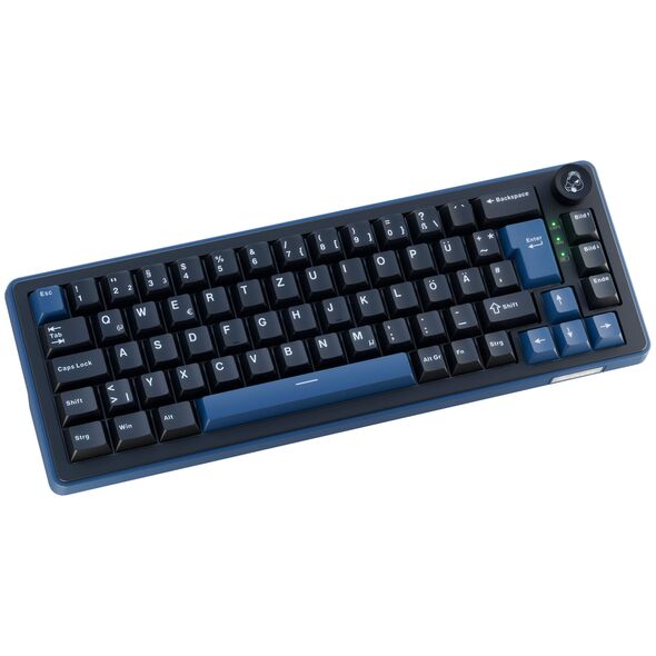 Tastierë Gaming Ducky OK-M 65 / 65% / Mekanike / KTT Linear / Hot-Swap / RGB / USB-C - Zezë 2