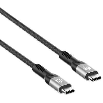 Kabllo USB Manhattan / USB4 / USB‑C Male–Male / 240 W / 40 Gbps / 8K / 1 m 3