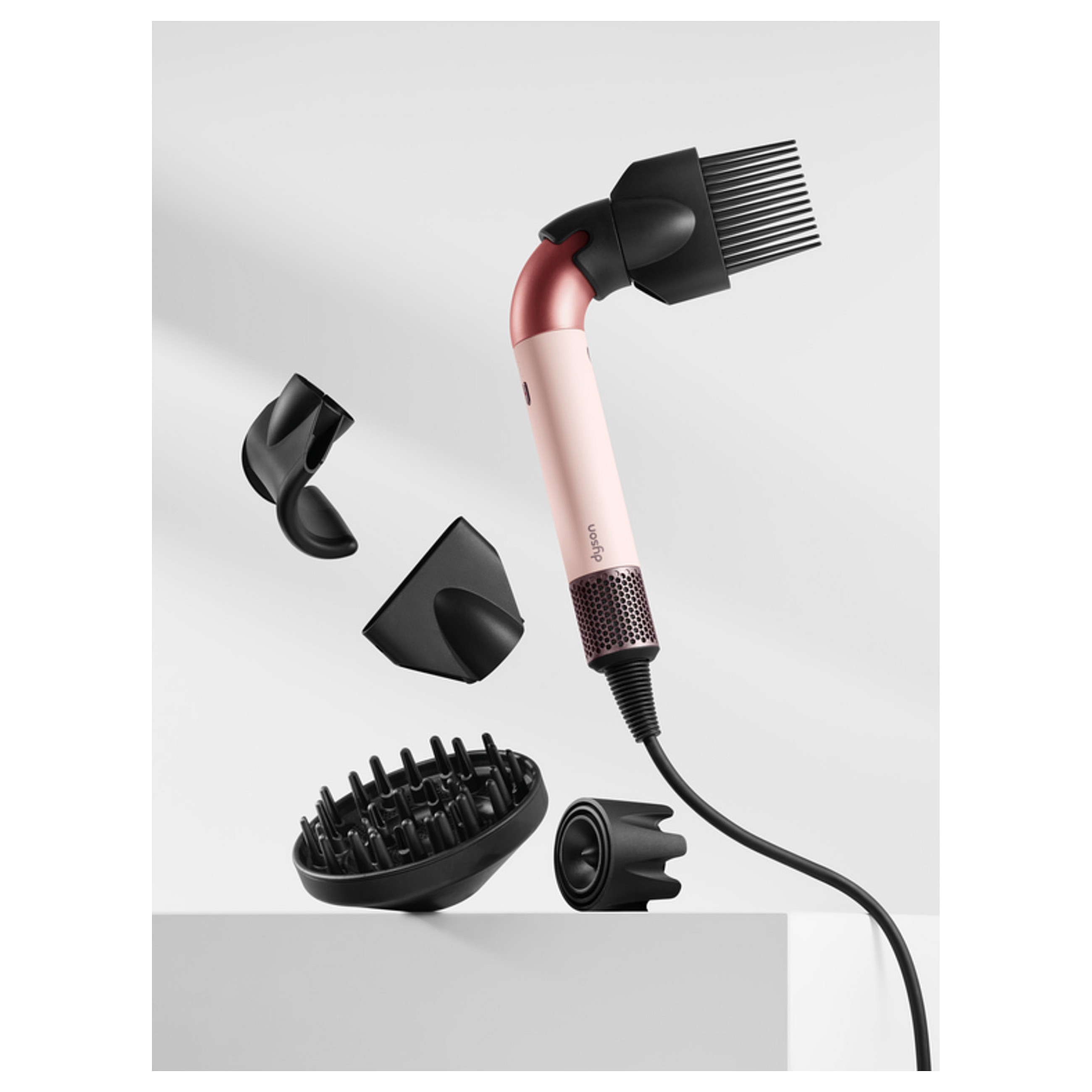 Tharëse për Flokë Dyson Supersonic r HD17 Curly+Coily, 1700W, 3 Shpejtësi, 4 Temperatura, Ajër i Ftohtë, Jonizues - Rozë 10