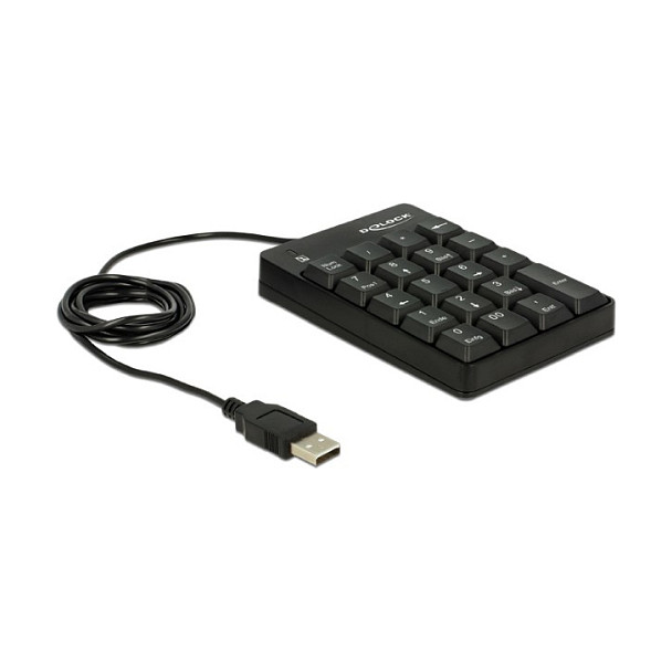 NumPad me kabllo / DELOCK / USB / 19 Taste - Zezë thumbnail 2