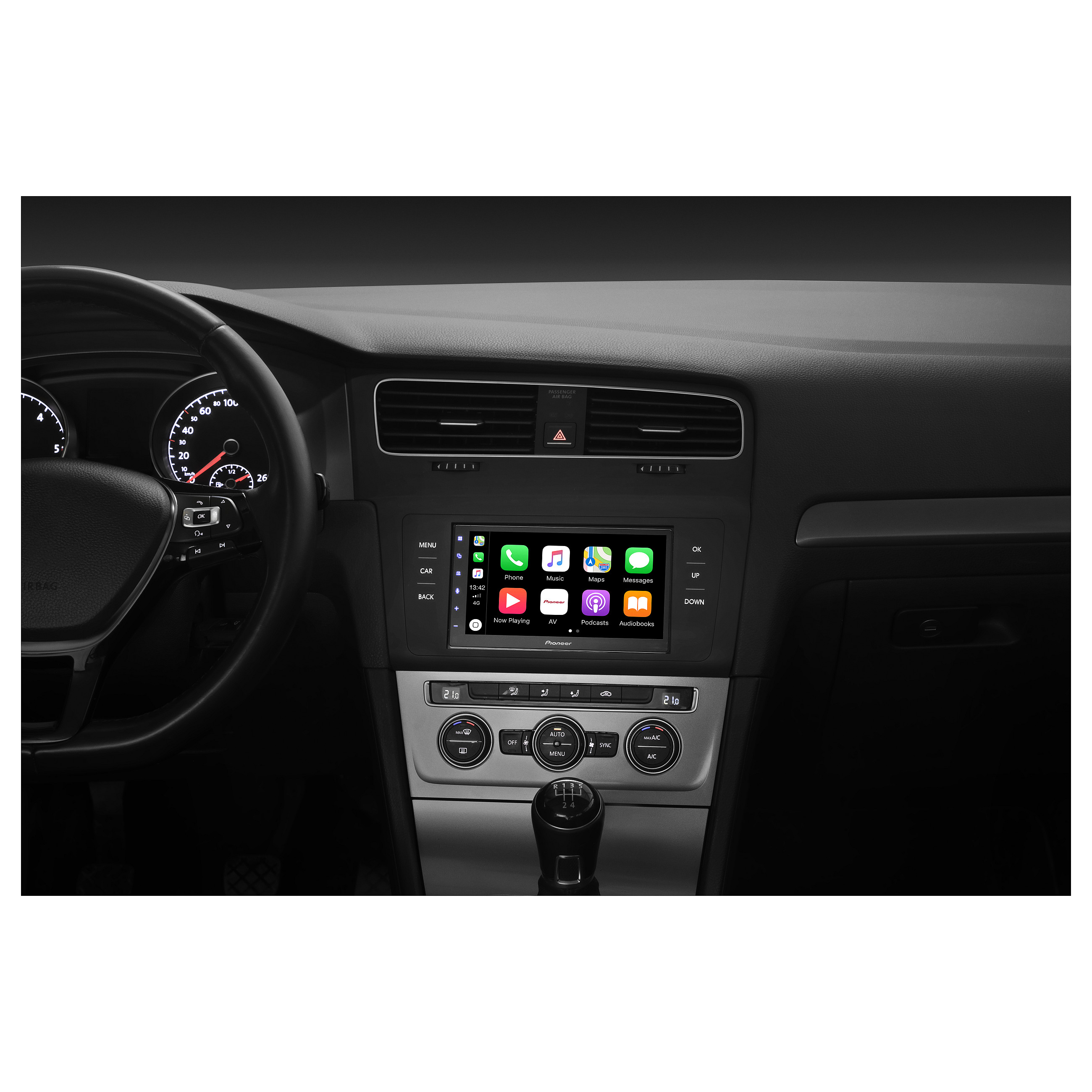 Radio multimedia për veturë Pioneer SPH-DA250DAB-AN, 2 DIN, ekran me prekje 6.8", Apple CarPlay, Android Auto, DAB+, Bluetooth - Zezë 4