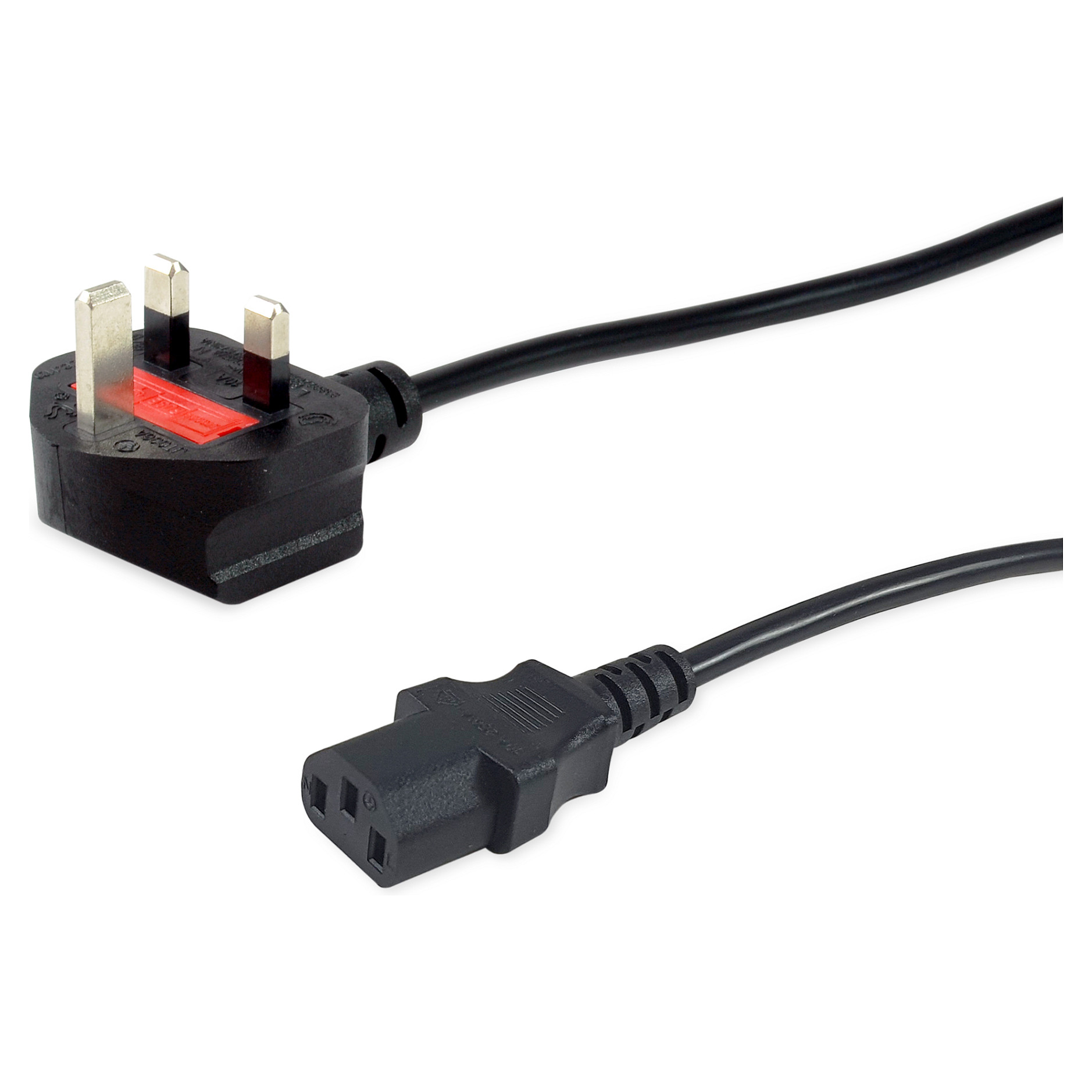Kabllo për Furnizim me Energji Equip 112151, Schuko CEE 7/7 në IEC C5 (Mickey Mouse), 3 m, 3x0.75 mm², 2.5 A, 250 V – Zezë 9