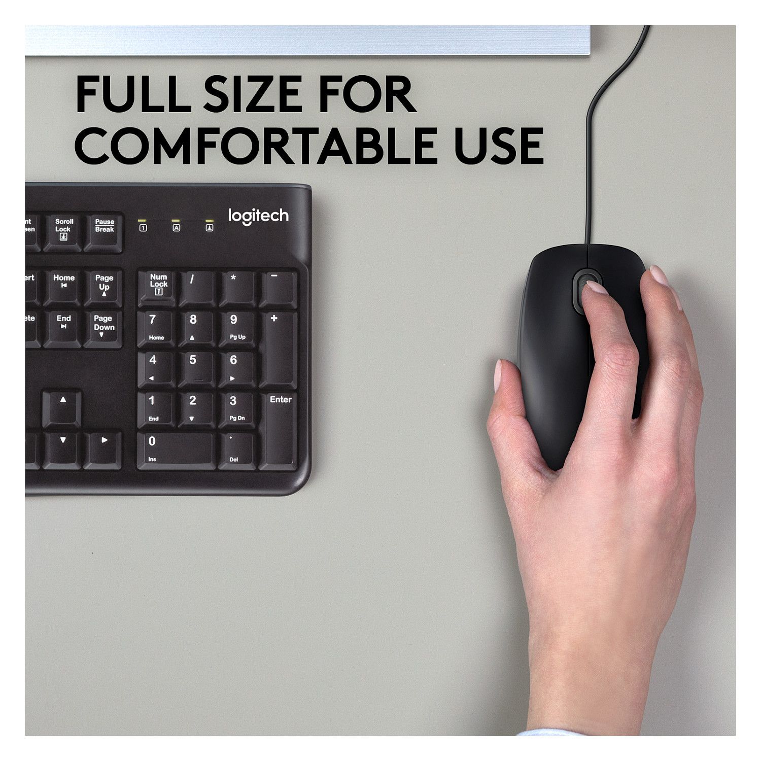 Maus me kabllo Logitech B110 Silent - Zezë thumbnail 4