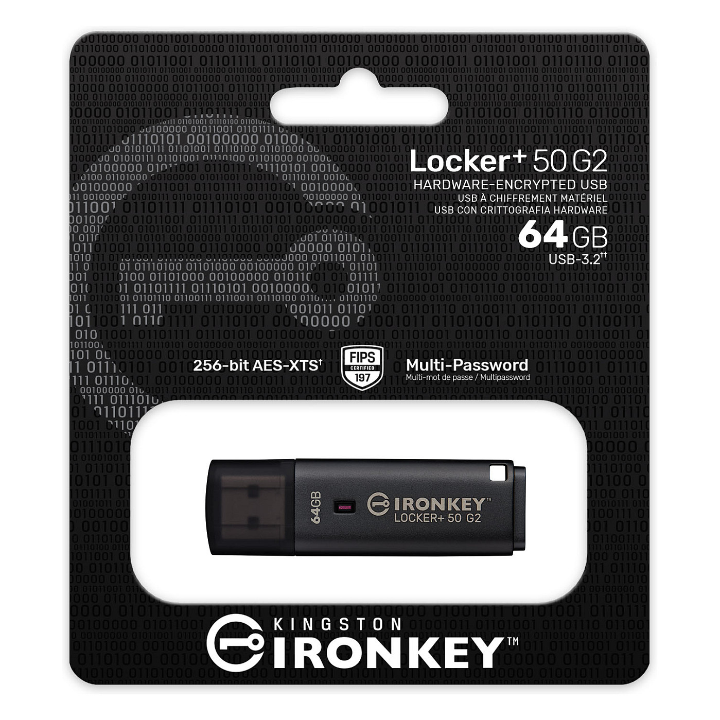 USB Flash Drive Stick 64GB Kingston IronKey Locker Plus 50 G2 thumbnail 4