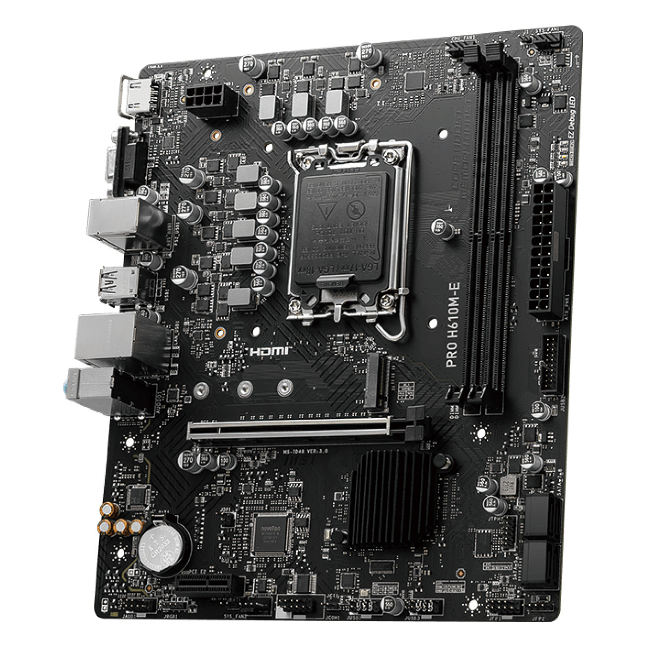 Pllakë Amë PRO H610M-E DDR5 mATX thumbnail 3