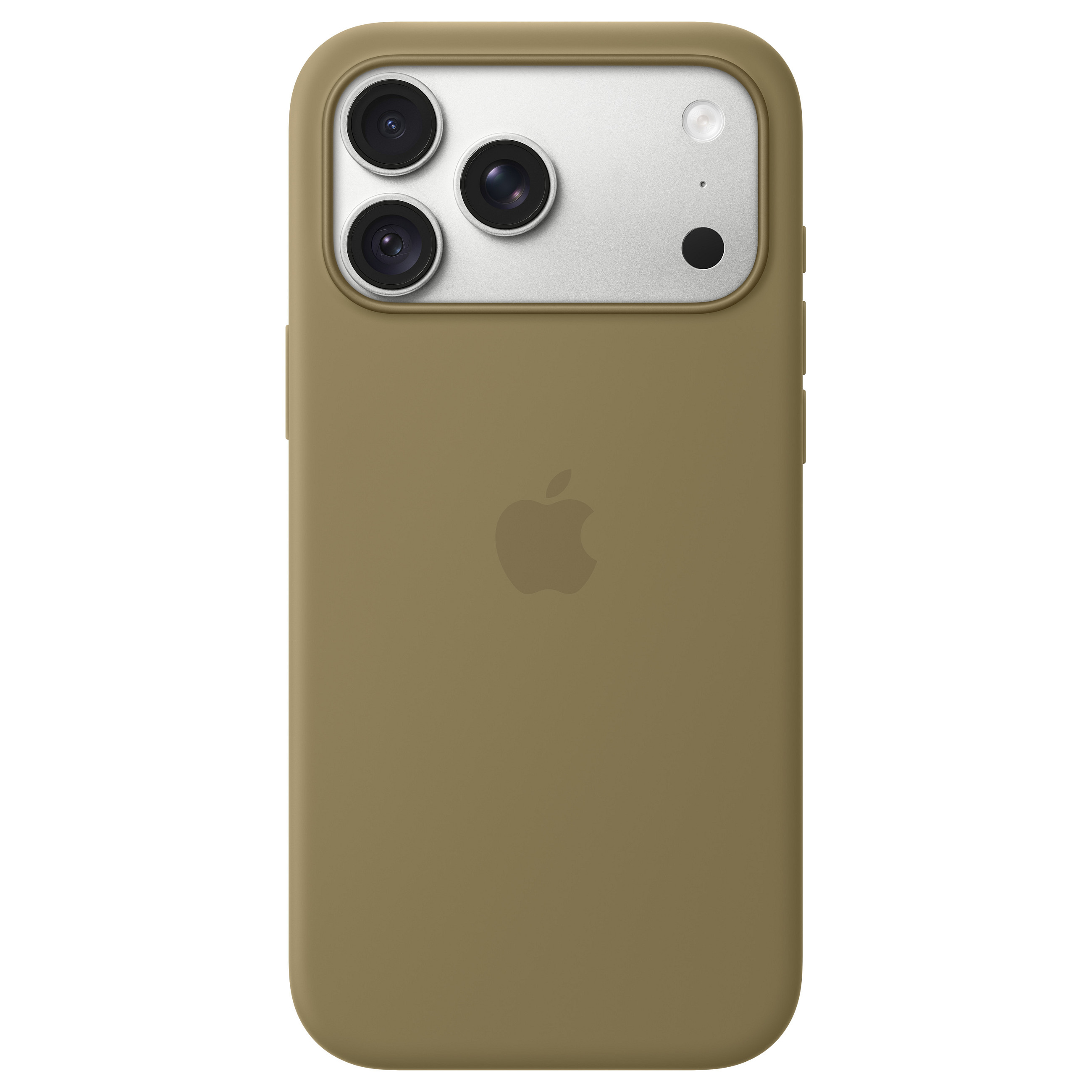 Case për Telefon Apple Silikon, MagSafe, iPhone 18 Pro Max - Olive