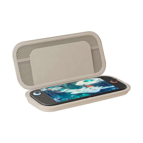 Këllëf për Konzolë Belkin ENA002HQSA / Nintendo Switch 2 / Rezistent ndaj Goditjeve / Hapësirë për 12 Lojëra / AirTag / 293 × 145 × 46 mm – Bezhe 3