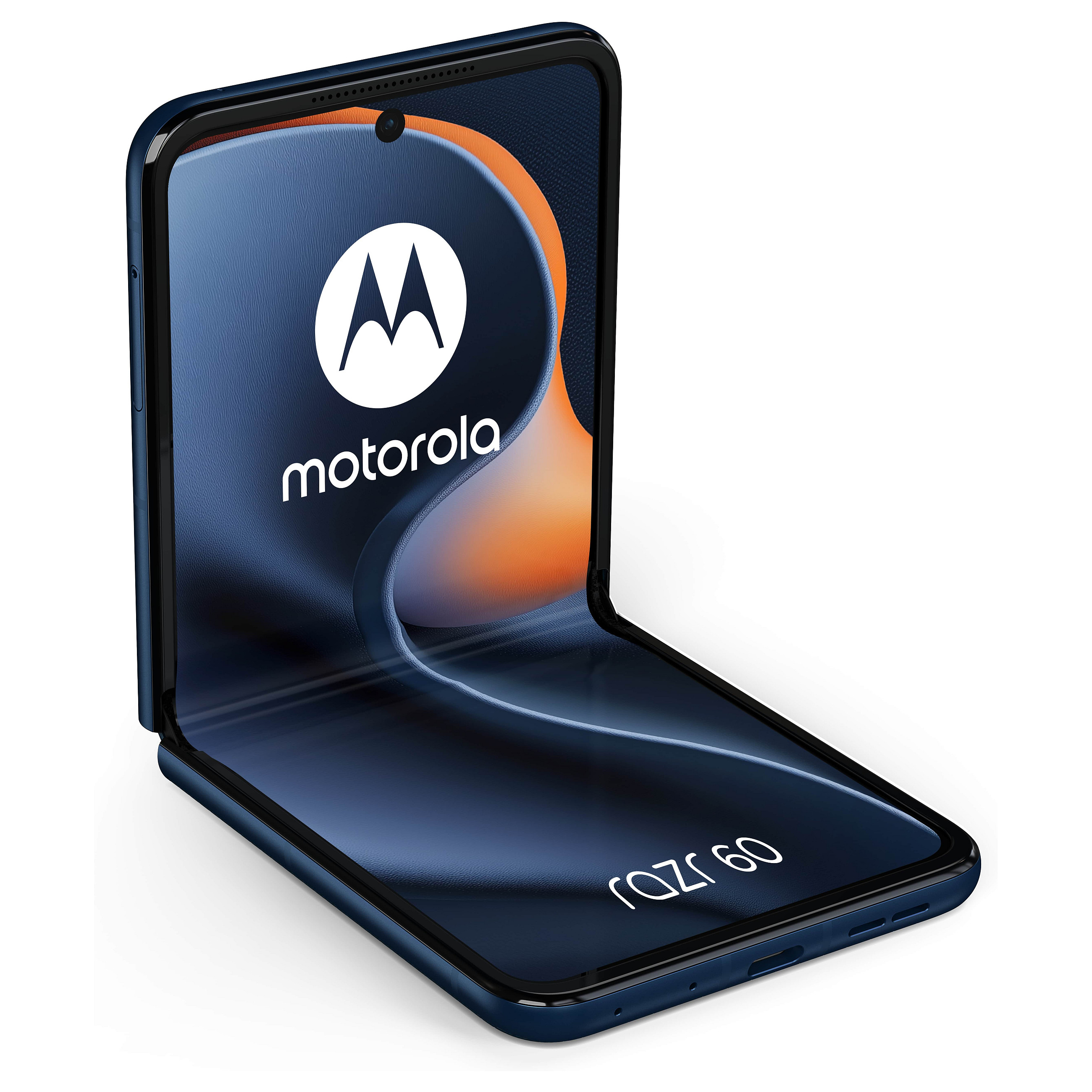 Telefon Android Motorola razr 60 5G / Dimensity 7400X / 8GB / 256GB / 6.9" pOLED / 120Hz / 50MP – Blu e errët 8
