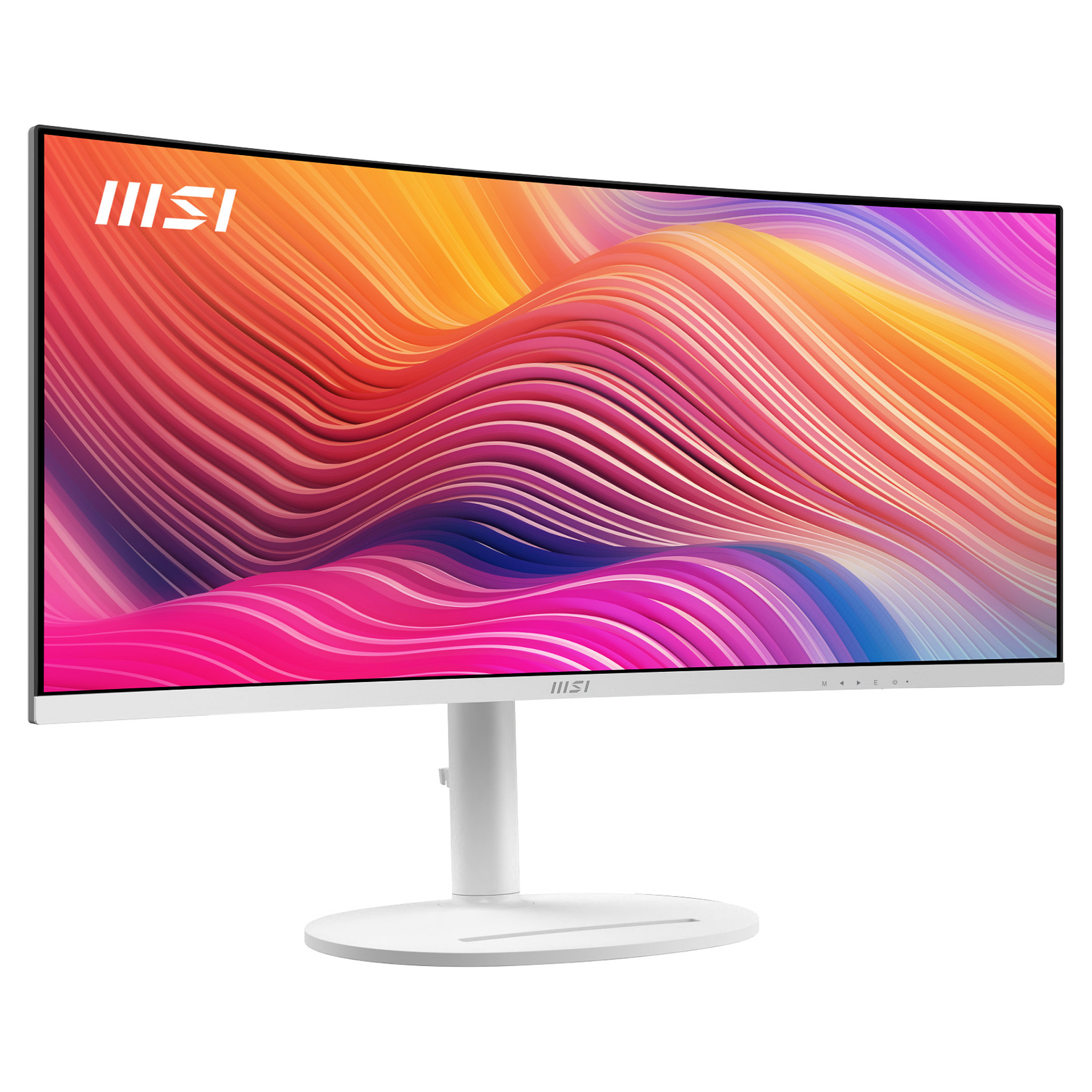 Monitor MSI Modern MD342CQPW, 34", UWQHD VA Curved, 120Hz, 1ms, 2xHDMI+DP+USB-C - Bardhë 2