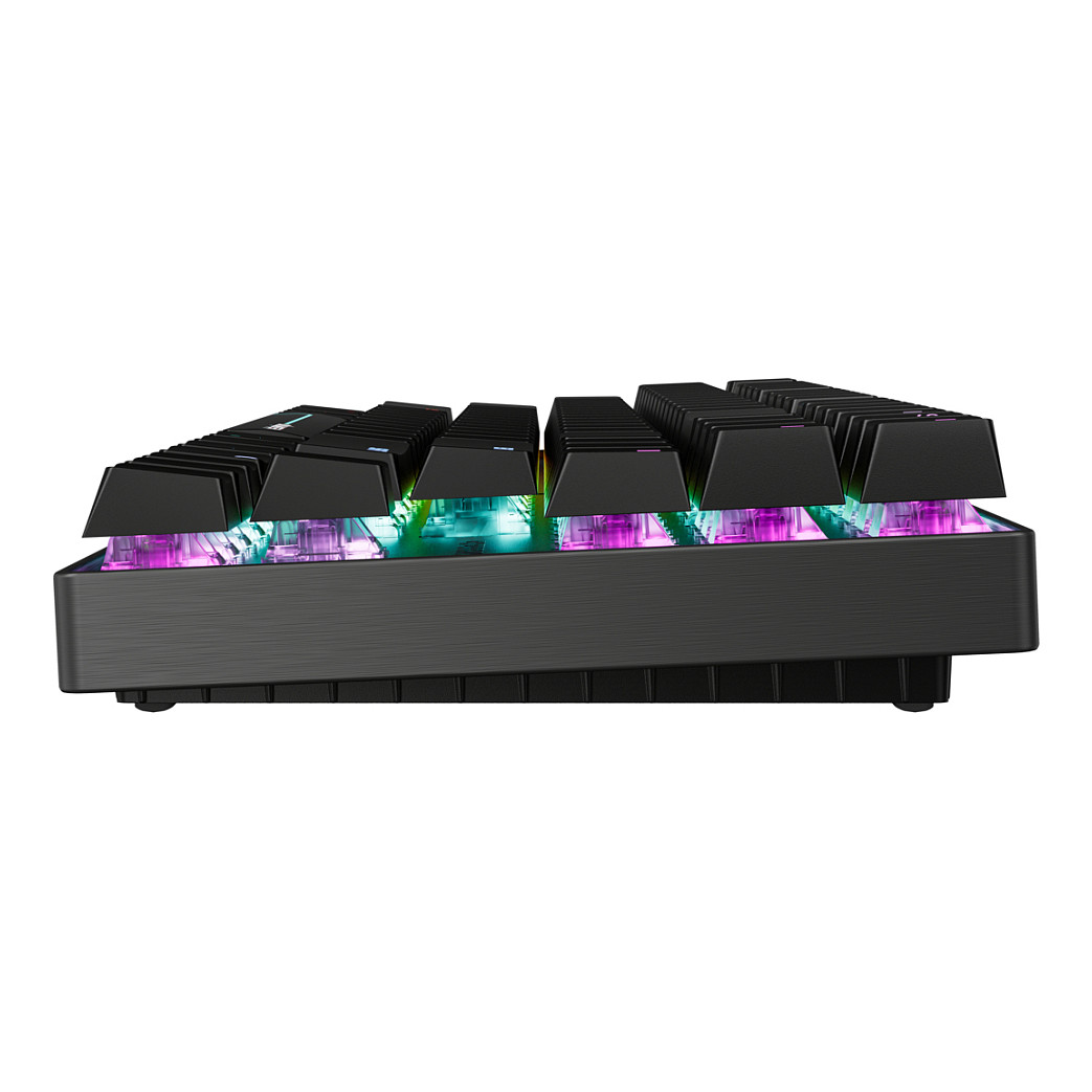 Tastierë Gaming CHERRY XTRFY MX 8.2 Pro TMR / TKL / 87 Taste / CHERRY MK Crystal Magnetic / TMR / 8000 Hz / 2.4 GHz + Bluetooth + USB-C / RGB – Zezë/Bardhë 4