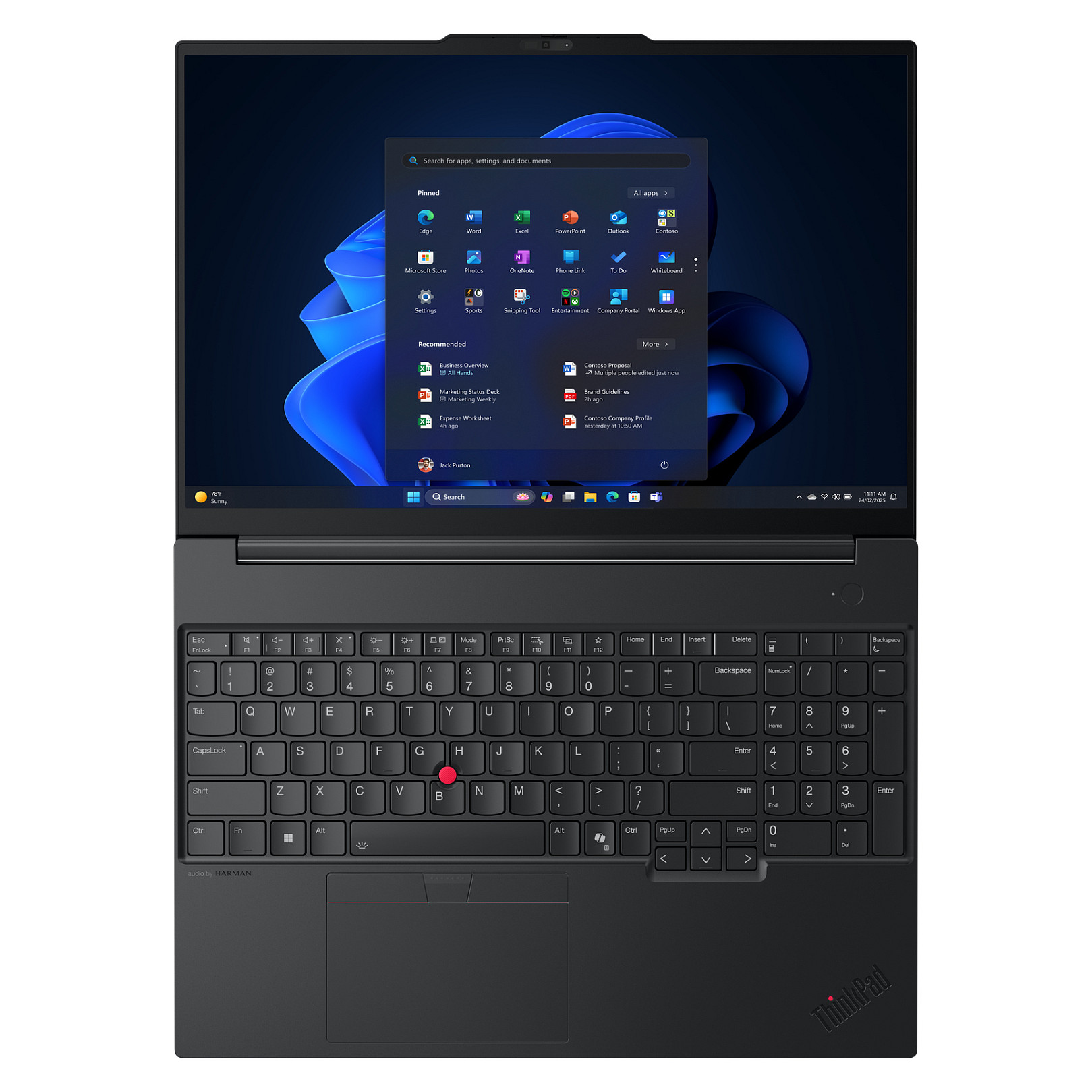 Laptop Lenovo ThinkPad E16 G3 / Ultra 7 255H / 32GB DDR5 / 1TB / 16" WUXGA IPS 60Hz / Intel Arc 140T / DE  / e zezë 6