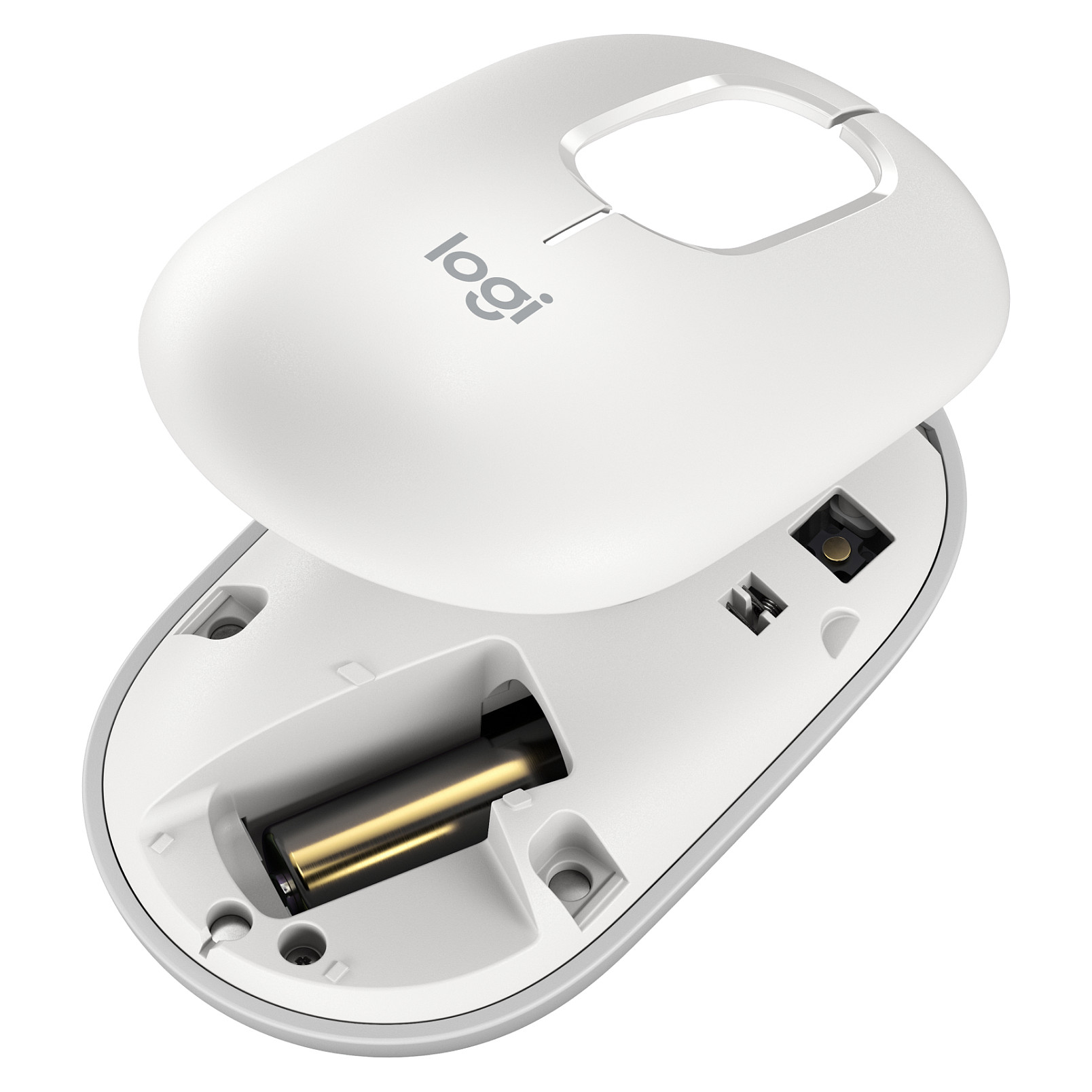 Maus Pa Kabllo Logitech POP with Emoji – Bardhë thumbnail 5