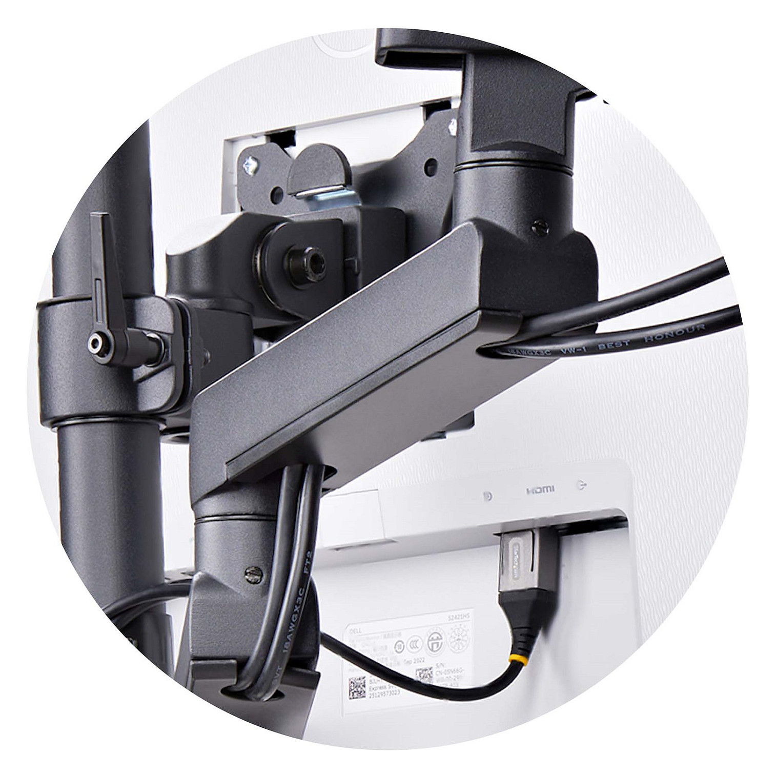 Mbajtëse për Monitor StarTech.com 3MP2AG-MONITOR-ARM , 3 Monitorë , 27" , 7kg për monitor , VESA 75x75 & 100x100 - Zezë 8