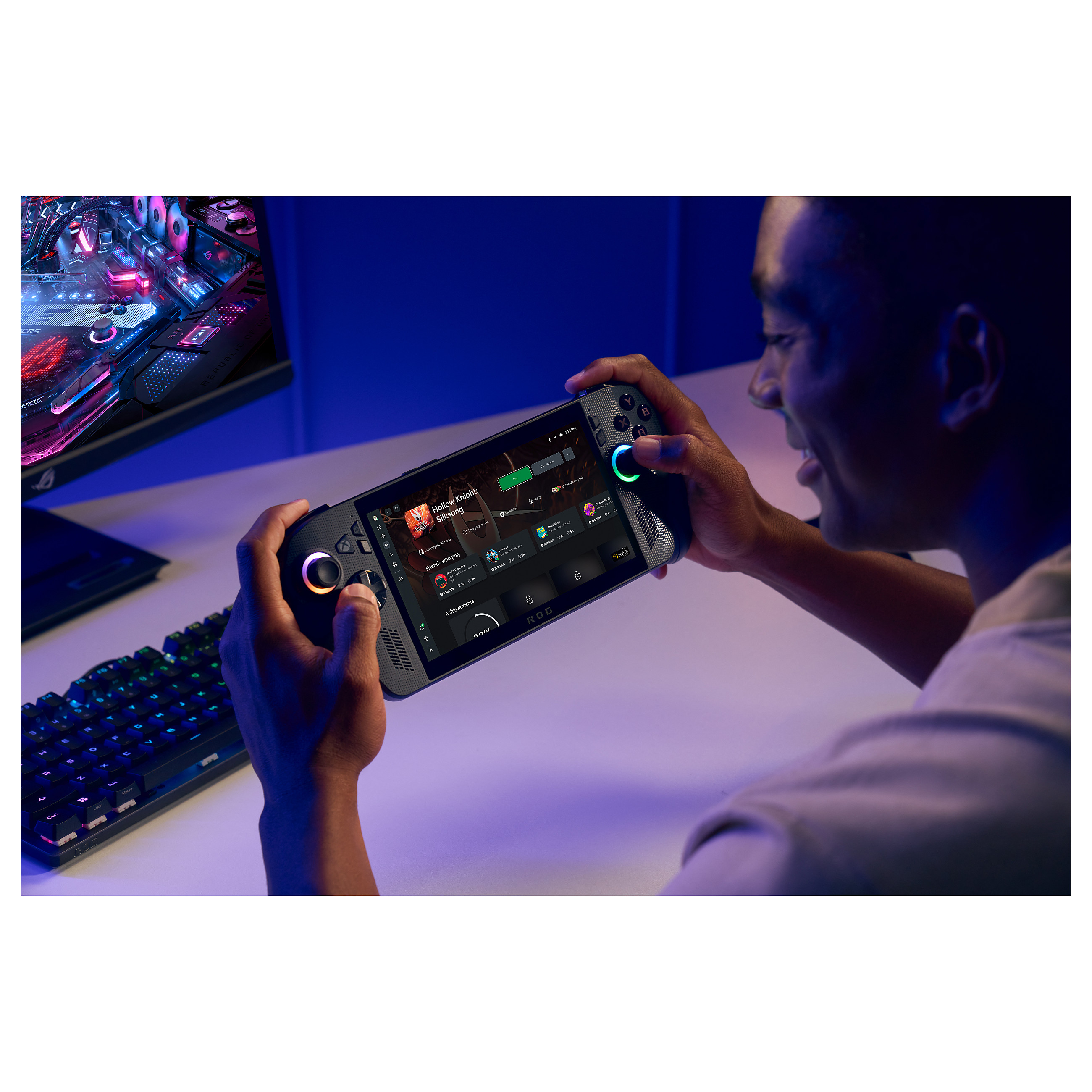 Konzolë Portative Gaming ASUS ROG Xbox Ally X / RC73XA-NH011W / Ryzen AI Z2 Extreme / 24 GB / 1 TB SSD / 7" FHD / 120 Hz / Windows 11 – Zezë 5