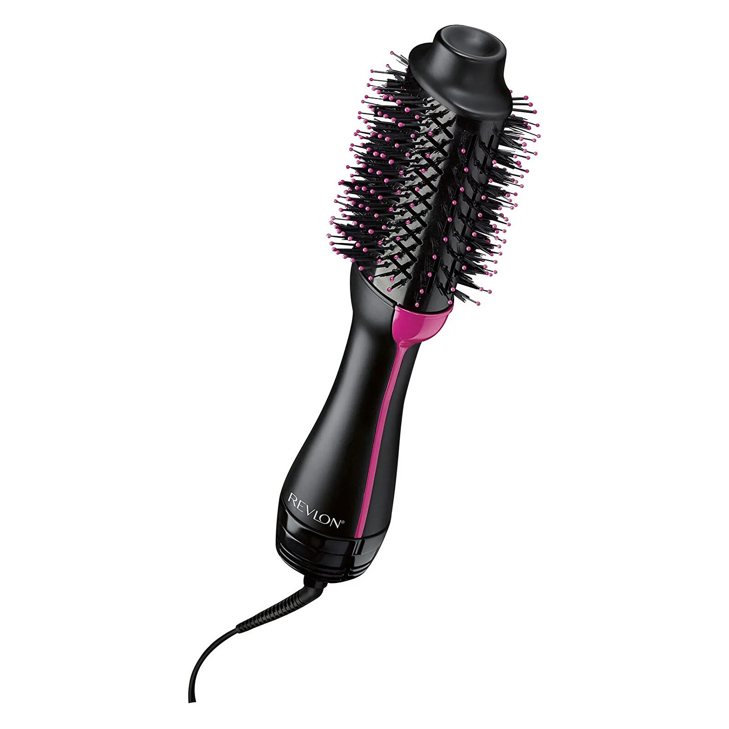 Stiluese për flokë RVDR 5222 E Revlon Salon One-Step Brush me ajër të nxehtë - Zezë/Rozë
