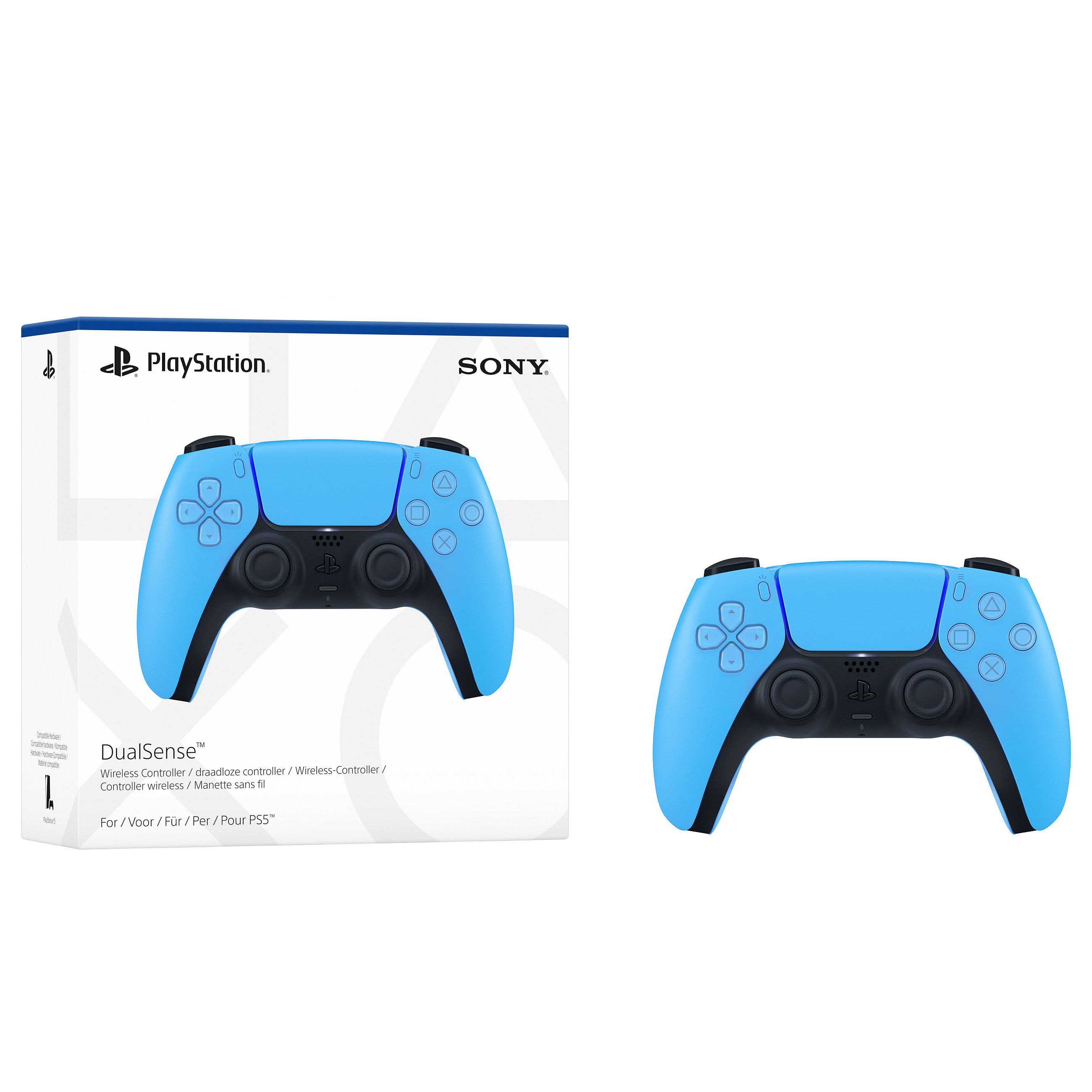 Kontroller për Sony Playstation 5 DualSense Wireless Controller - PS5 / Starlight Blue thumbnail 5