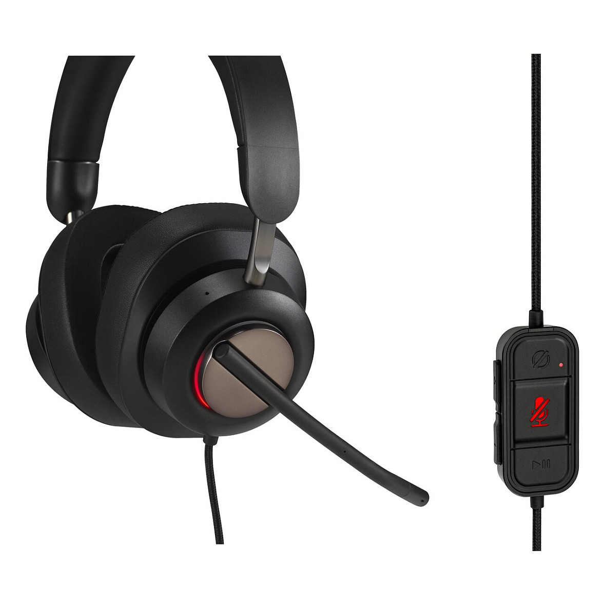 Kufje me kabllo Kensington H2000 / USB-C / Stereo / 40mm / Mikrofon me reduktim të zhurmës - Zezë 7