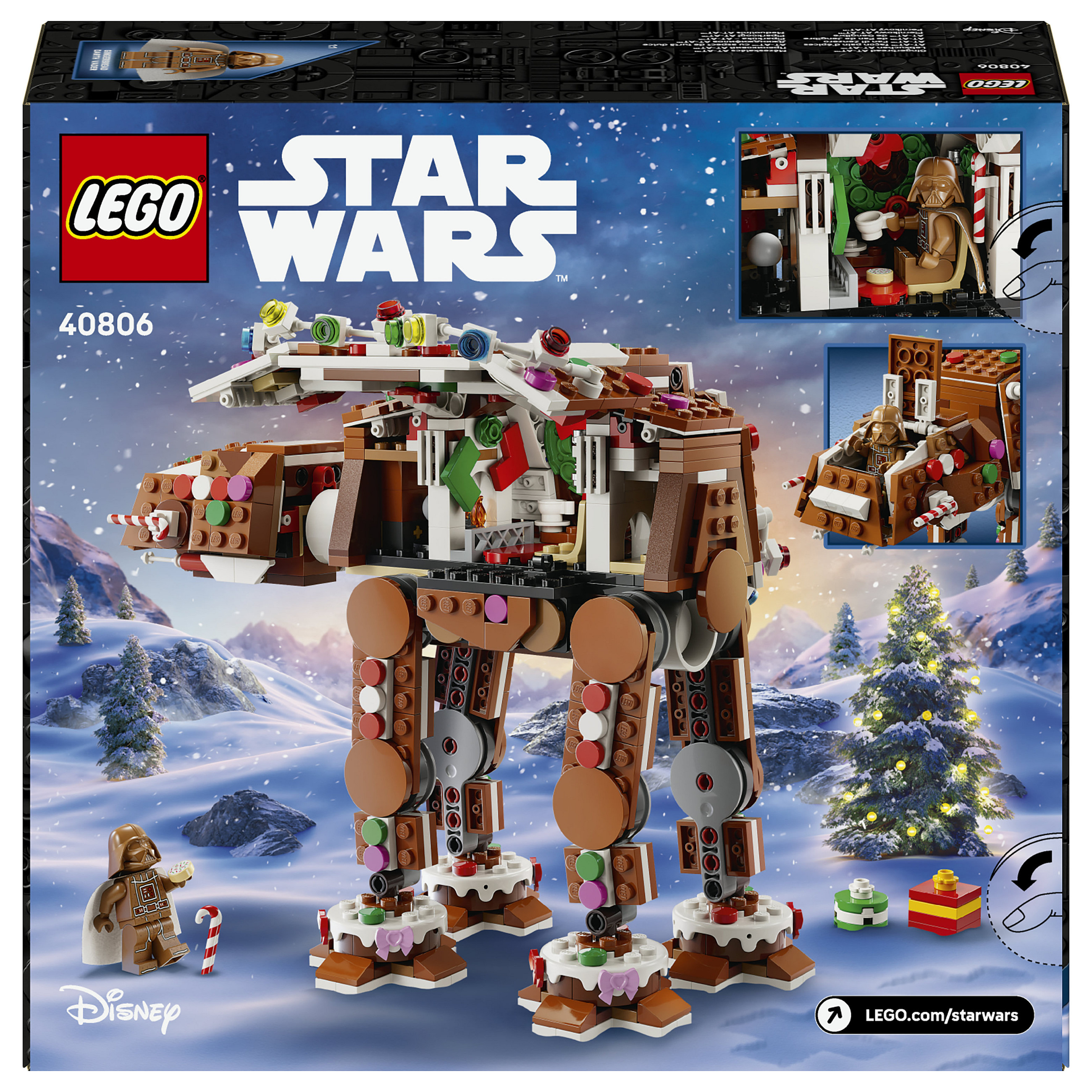 LEGO Star Wars Gingerbread AT-AT Walker 40806 thumbnail 4